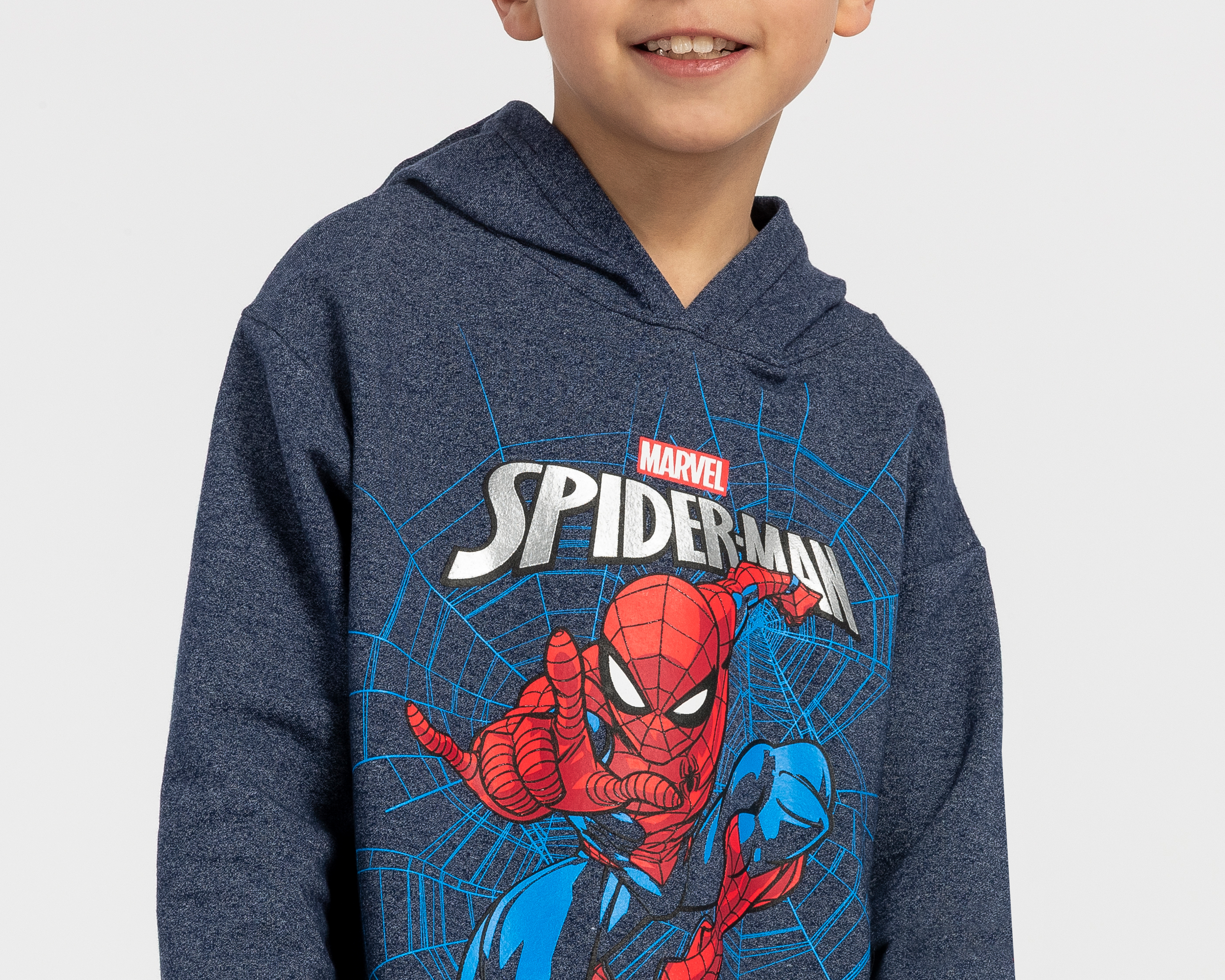 Foto 5 pulgar | Foto 4 | Sudadera con Capucha Marvel para Niño