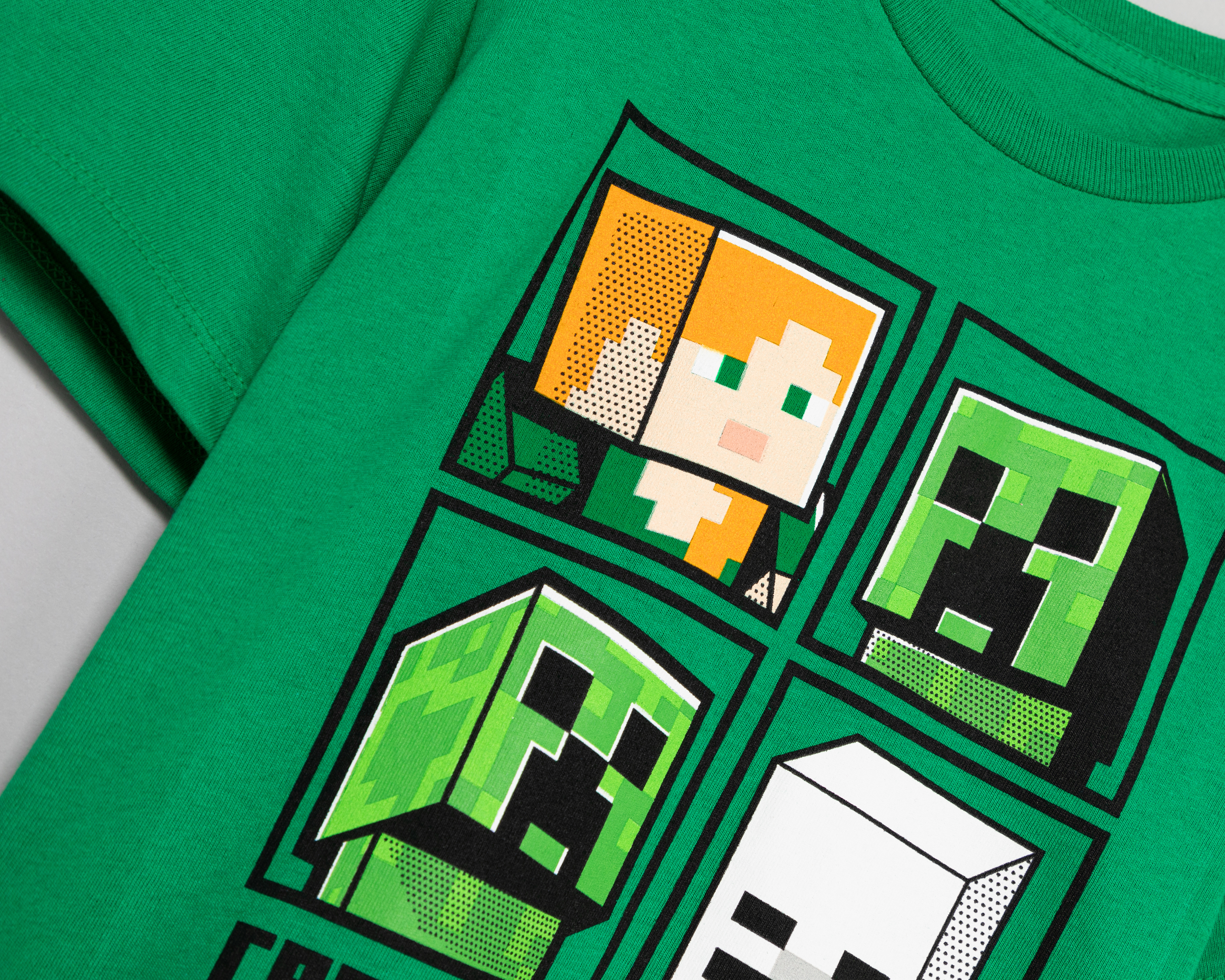 Foto 3 | Foto 3 | Conjunto de Short y Playera Minecraft para Niño
