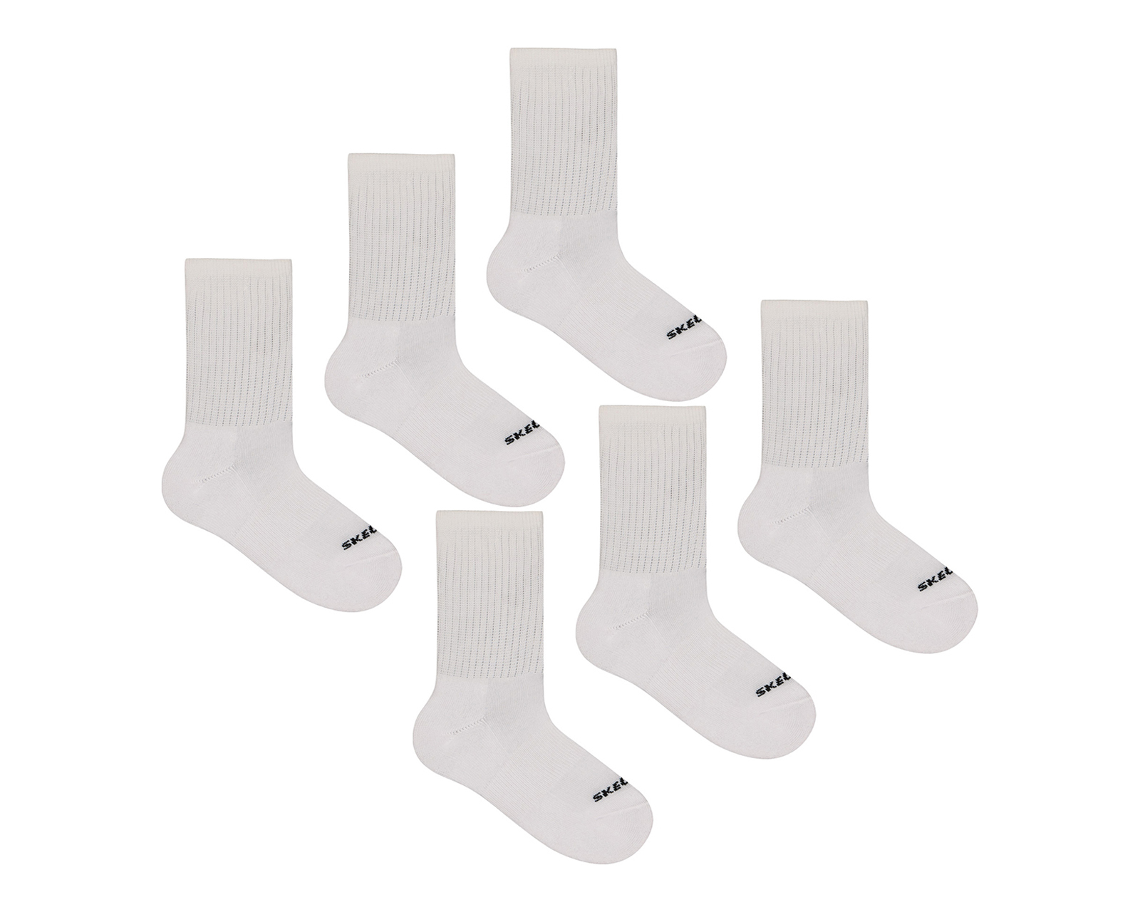 Foto 1 | Foto 1 | Calcetas Largas Deportivas Skechers para Niño 6 Pares