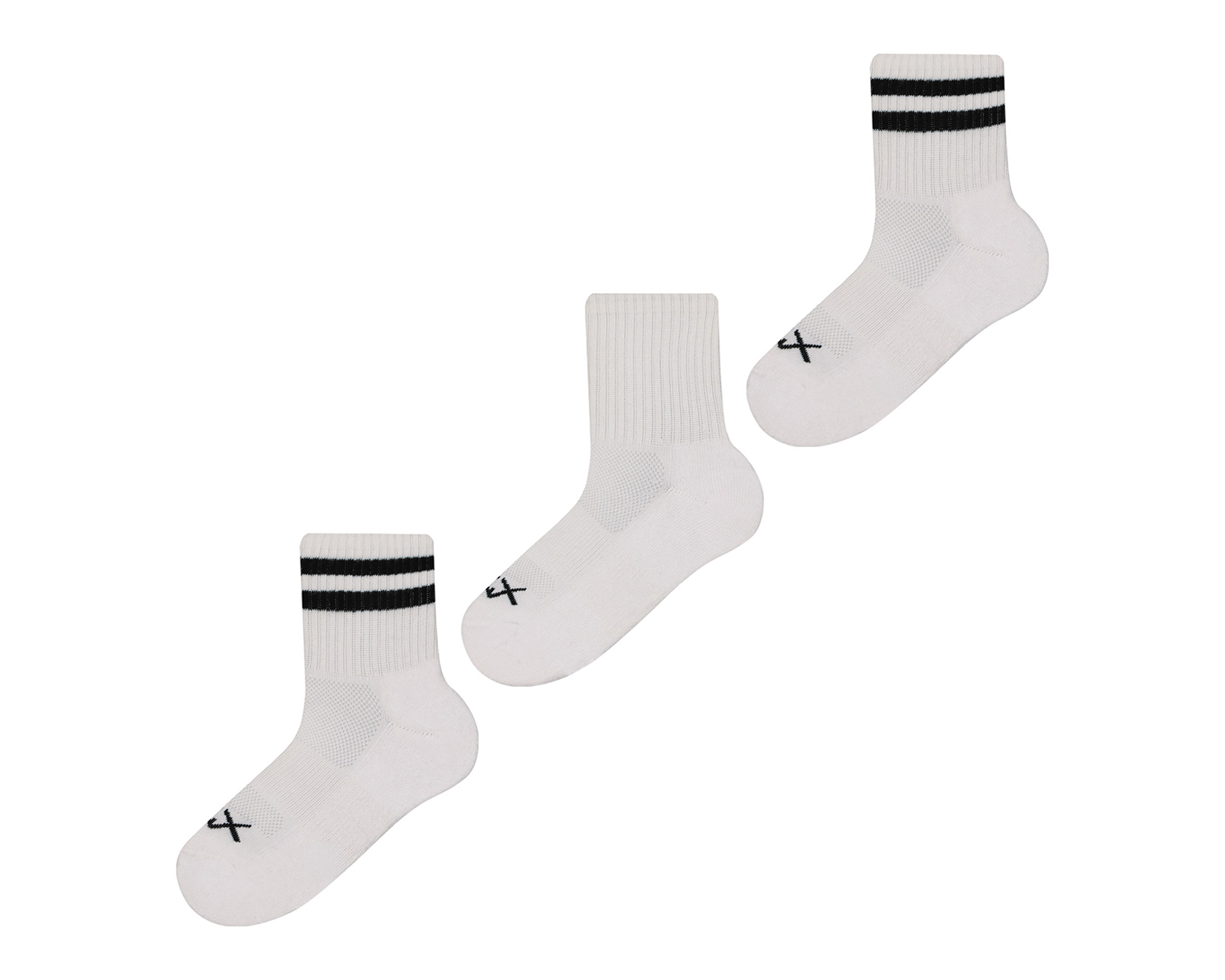 Foto 2 pulgar | Foto 1 | Calcetas Deportivas Skechers para Niño 3 Pares