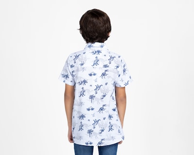 Foto 3 | Foto 3 | Camisa de Cuello Americano Blanca Refill para Niño