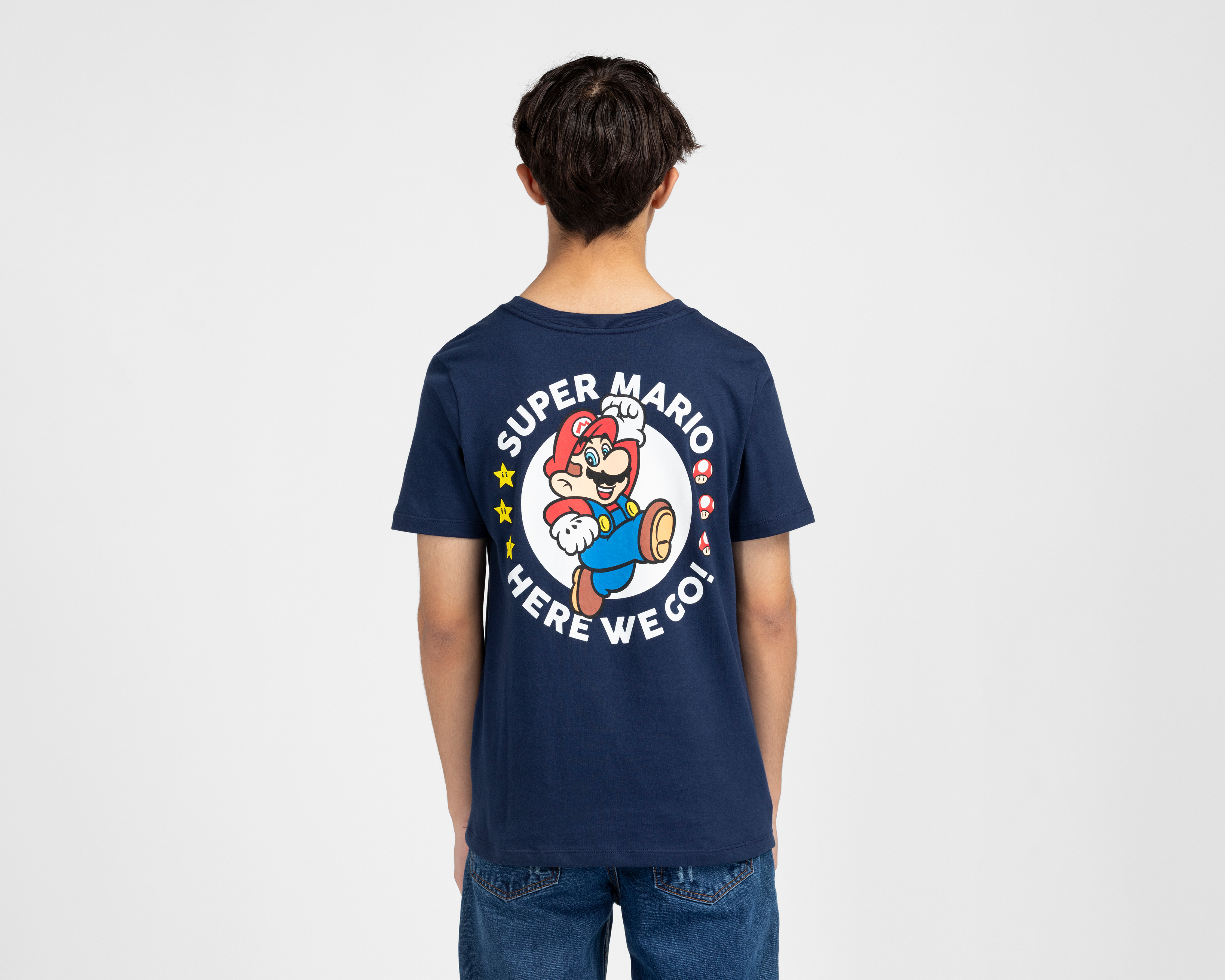 Foto 2 | Foto 2 | Playera Mario Bros Manga Corta Estampada Juvenil