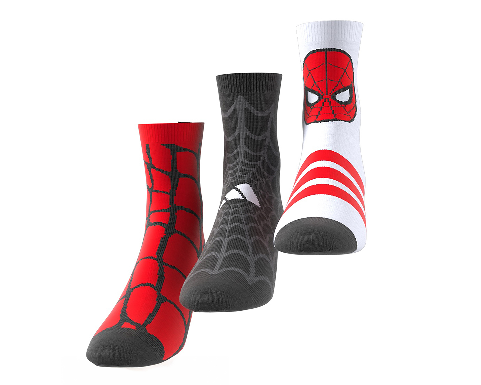 Foto 2 | Foto 2 | Calcetas Largas Adidas para Niño 3 Pares