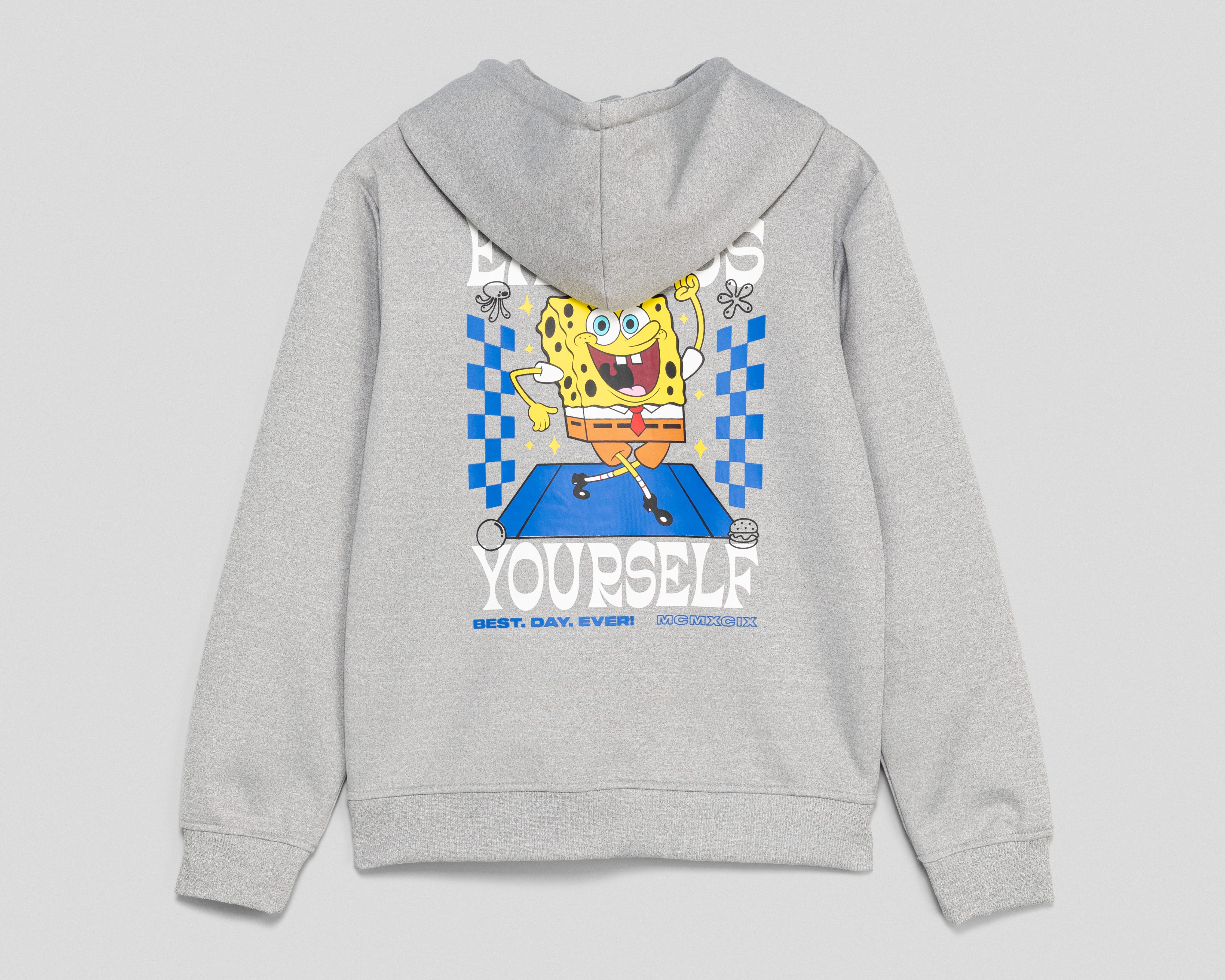 Foto 3 pulgar | Foto 2 | Sudadera con Capucha Bob Esponja Juvenil