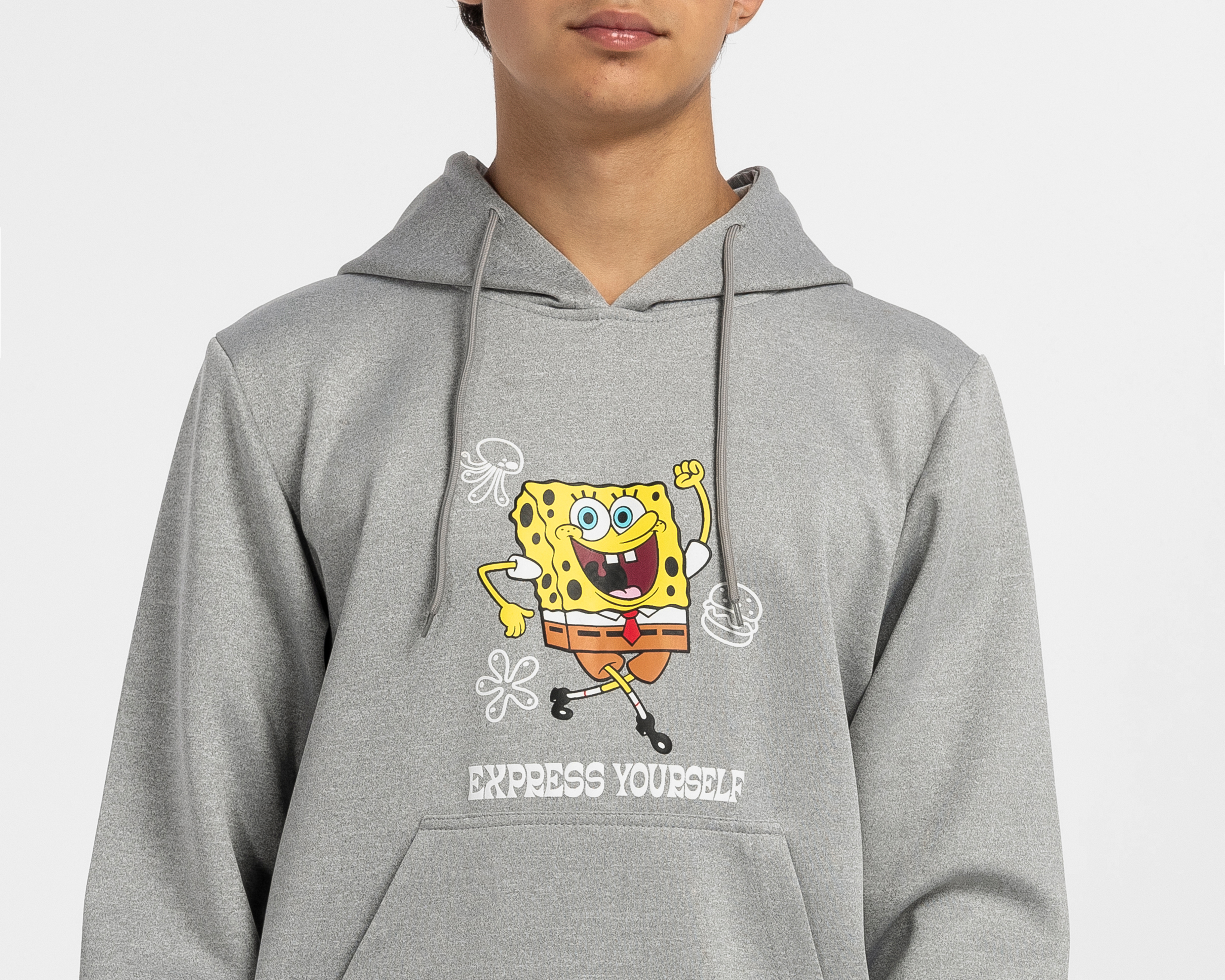 Foto 5 pulgar | Foto 4 | Sudadera con Capucha Bob Esponja Juvenil