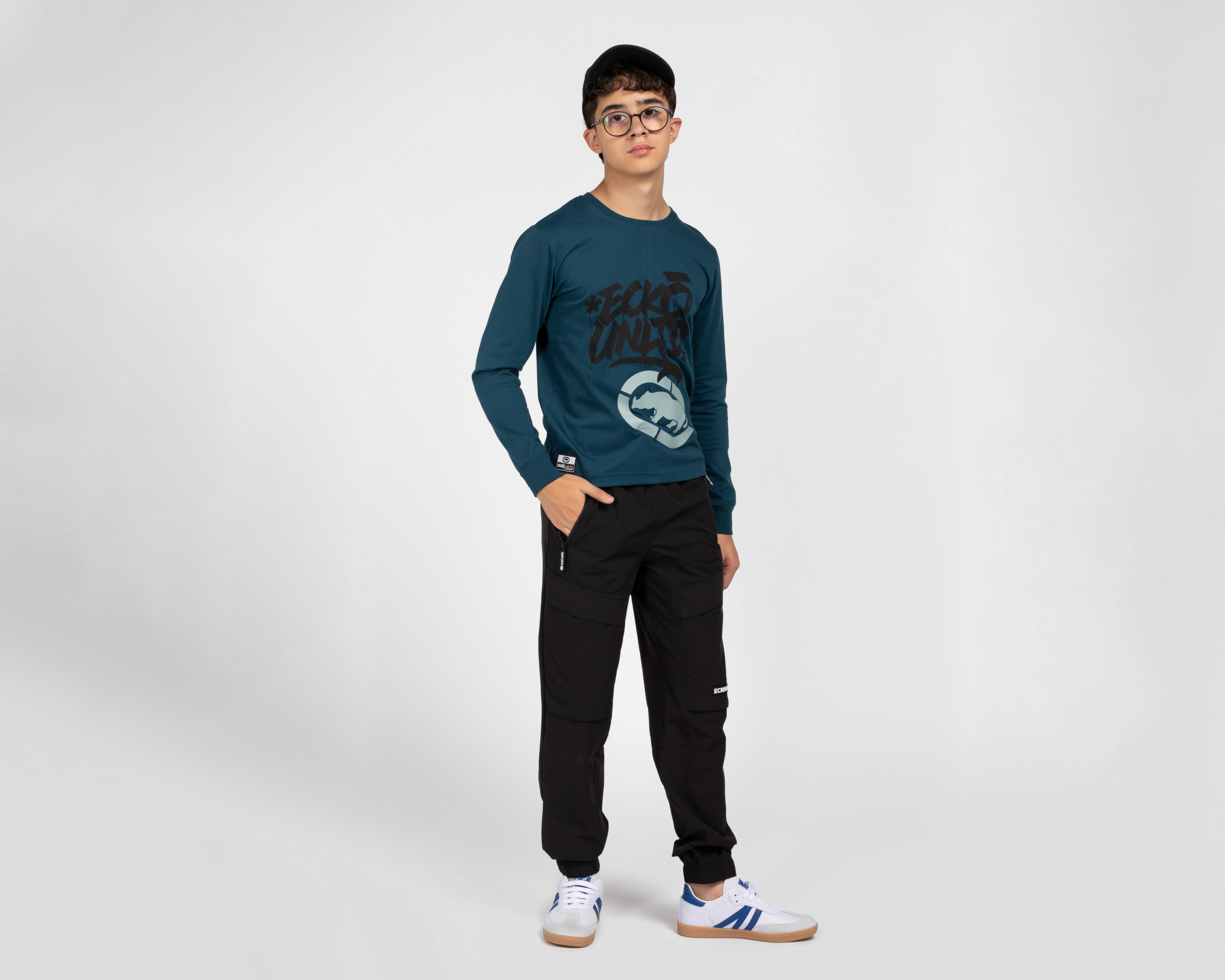 Foto 2 | Foto 2 | Playera de Manga Larga Verde Ecko Unltd. Juvenil