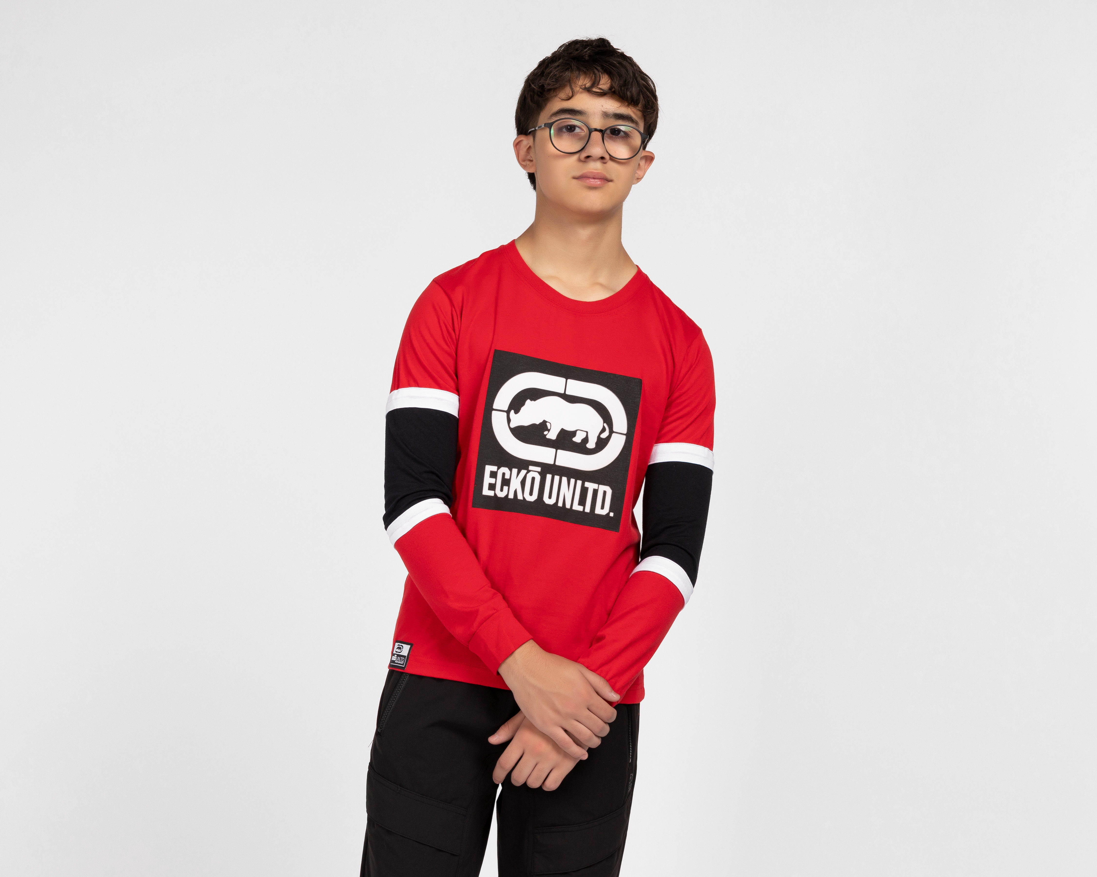 Foto 1 | Foto 1 | Playera de Manga Larga Roja Ecko Unltd. Juvenil