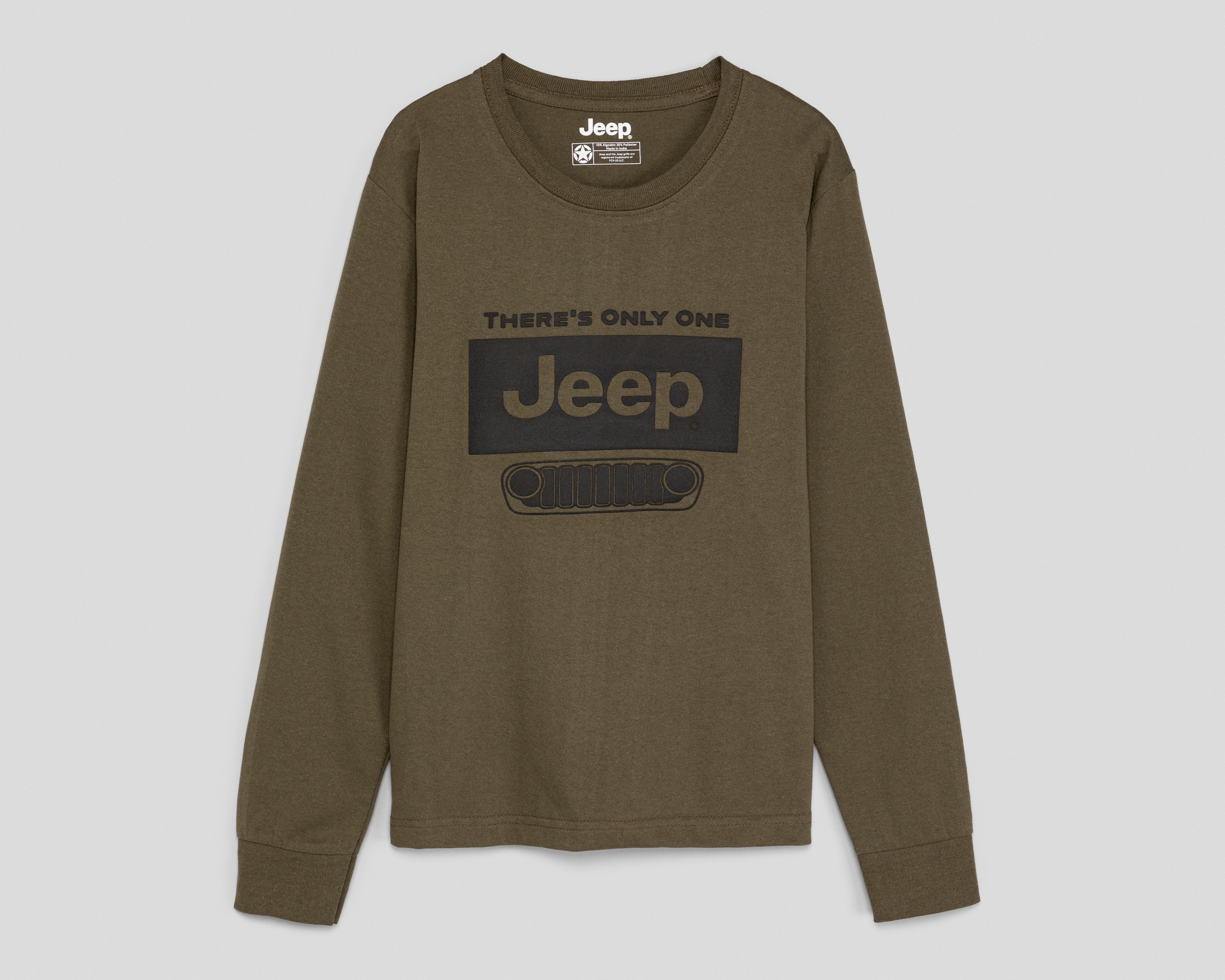 Playera de Manga Larga Verde Jeep Juvenil