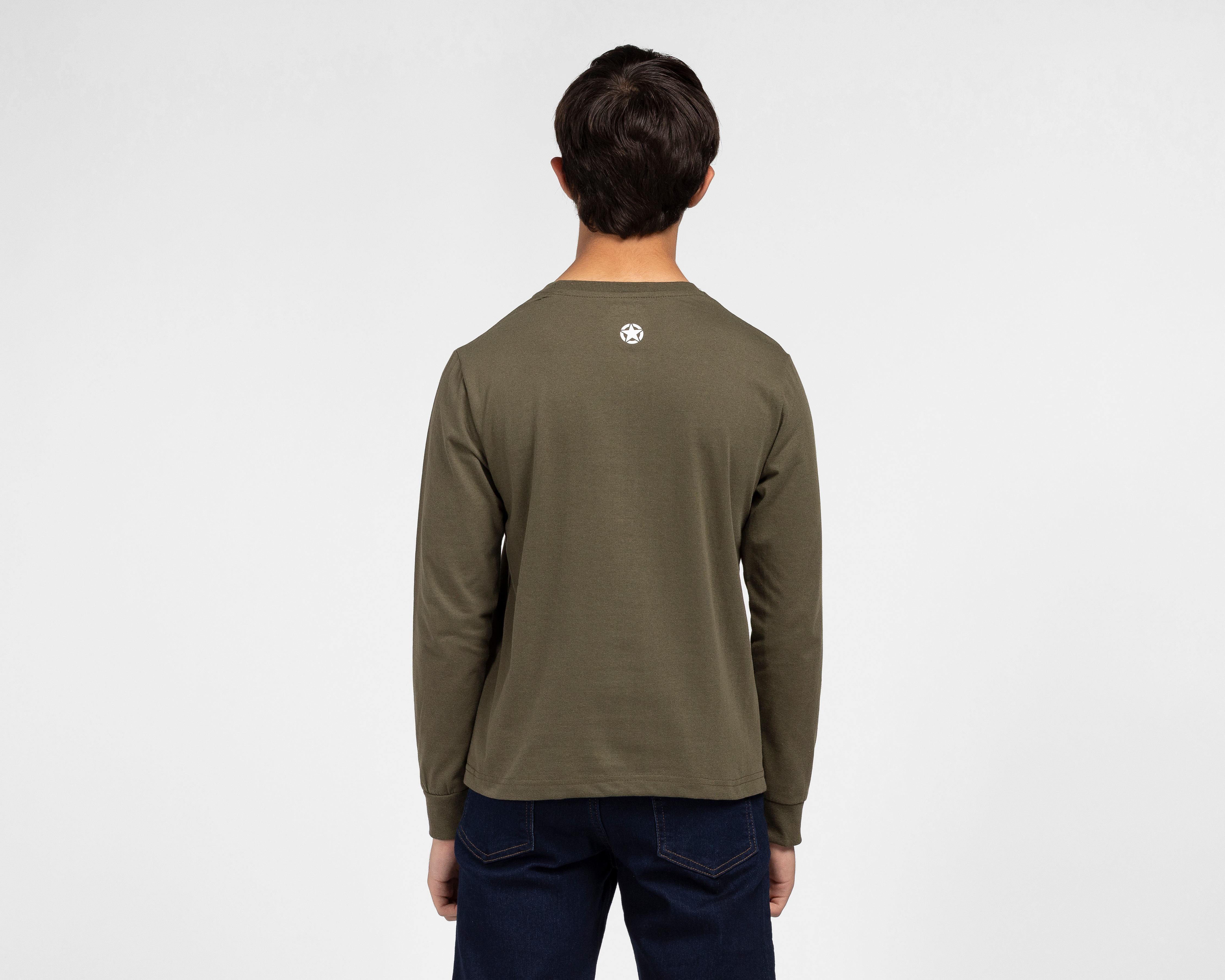 Foto 3 | Foto 3 | Playera de Manga Larga Verde Jeep Juvenil