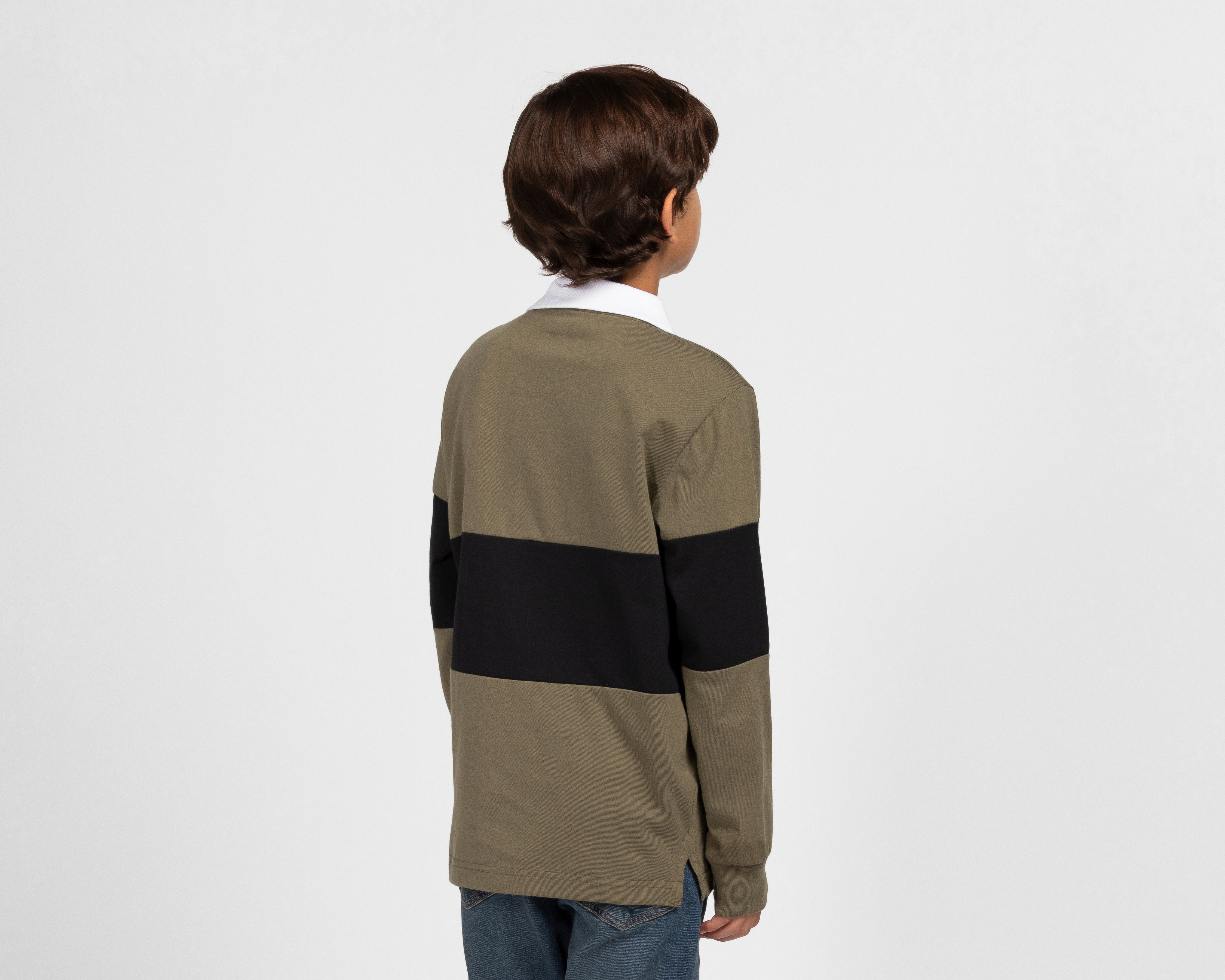 Foto 3 | Foto 3 | Playera Polo Jeep Manga Larga Verde Juvenil