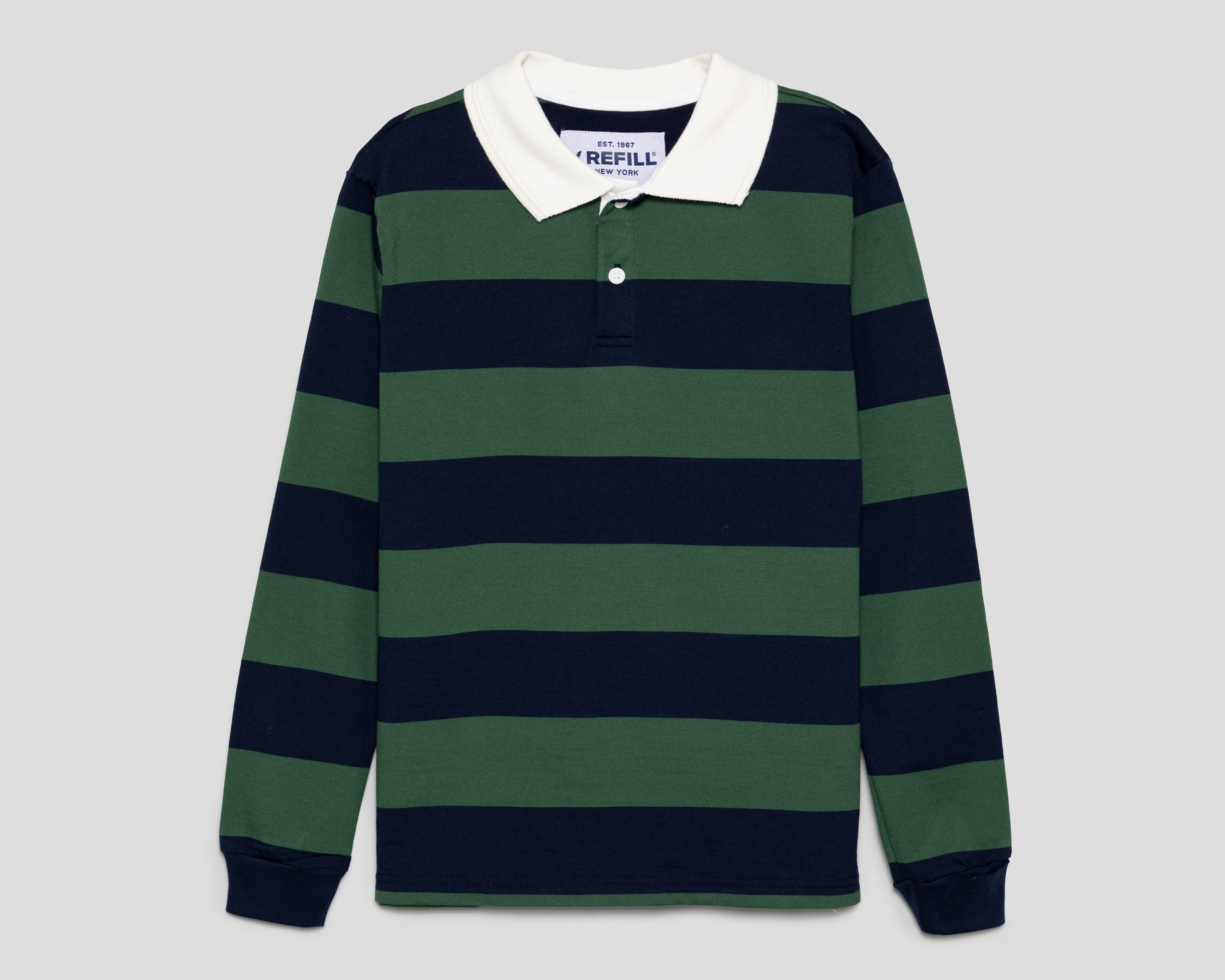 Playera Polo Refill Manga Larga Multicolor Juvenil