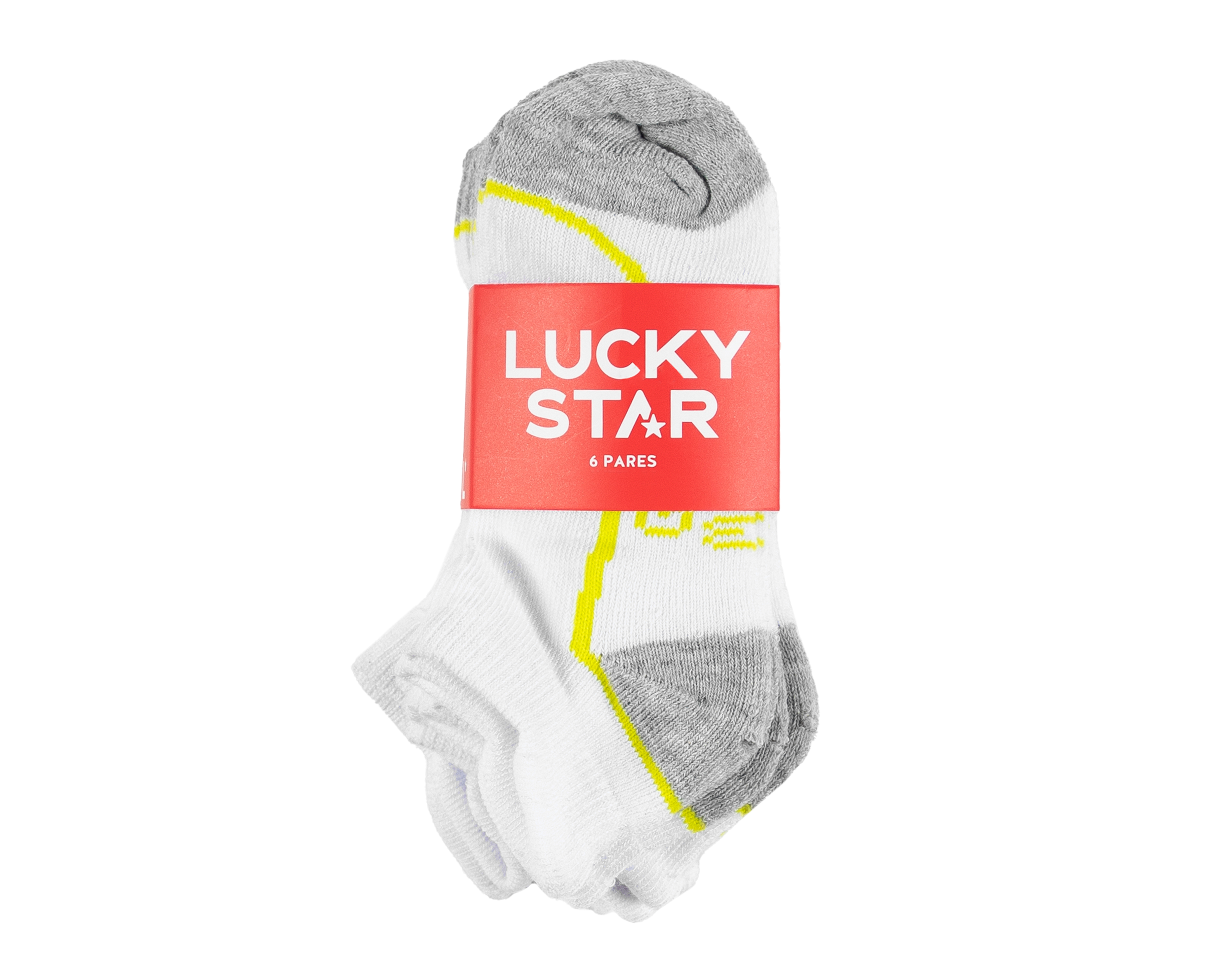 Foto 4 pulgar | Foto 3 | Calceta Deportiva Lucky Star para Niño 6 Pares