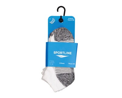 Foto 3 | Foto 3 | Calcetas Deportivas Sportline para Niño 6 Pares