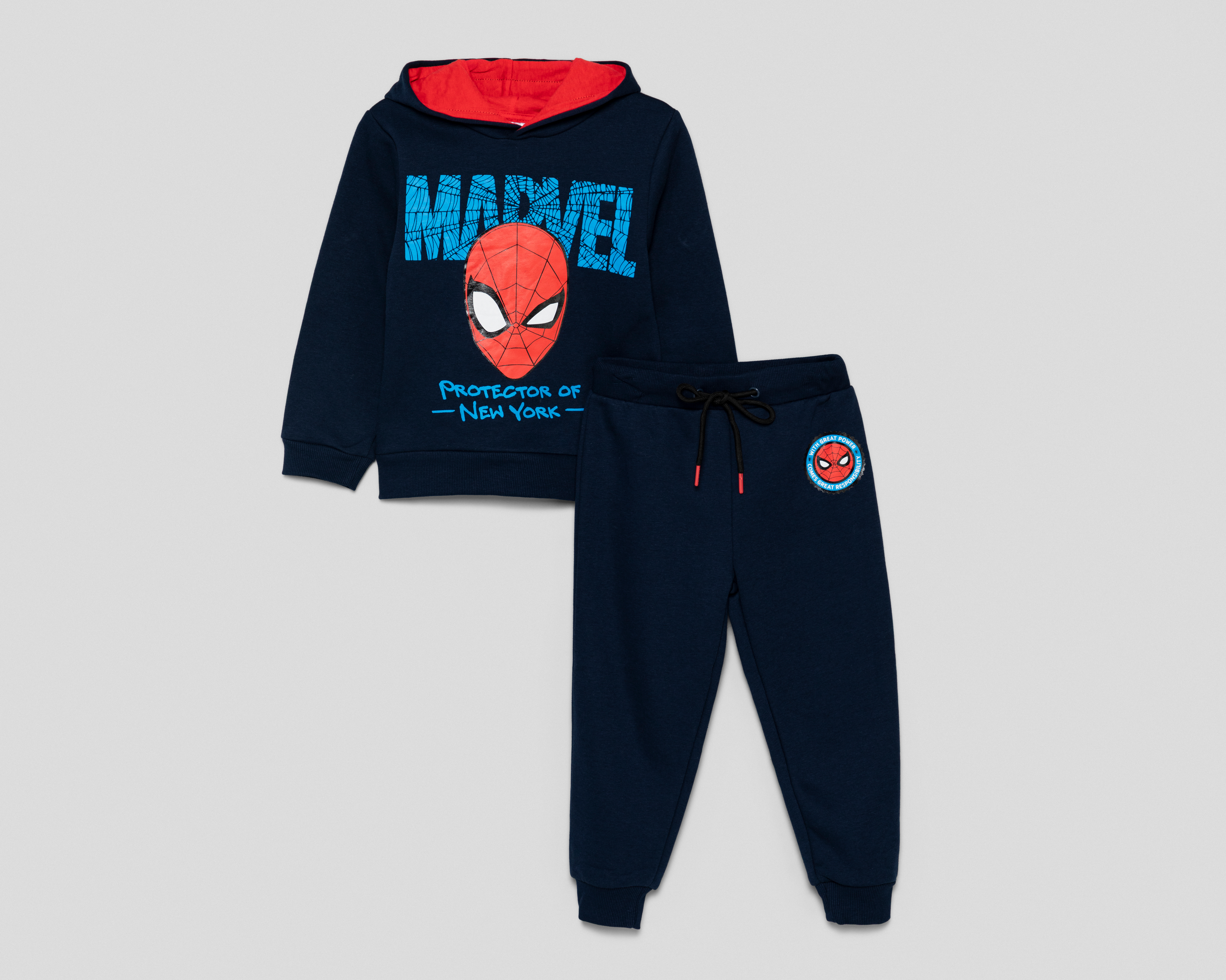 Foto 2 pulgar | Foto 1 | Sudadera y Pants Marvel Spider-Man para Niño