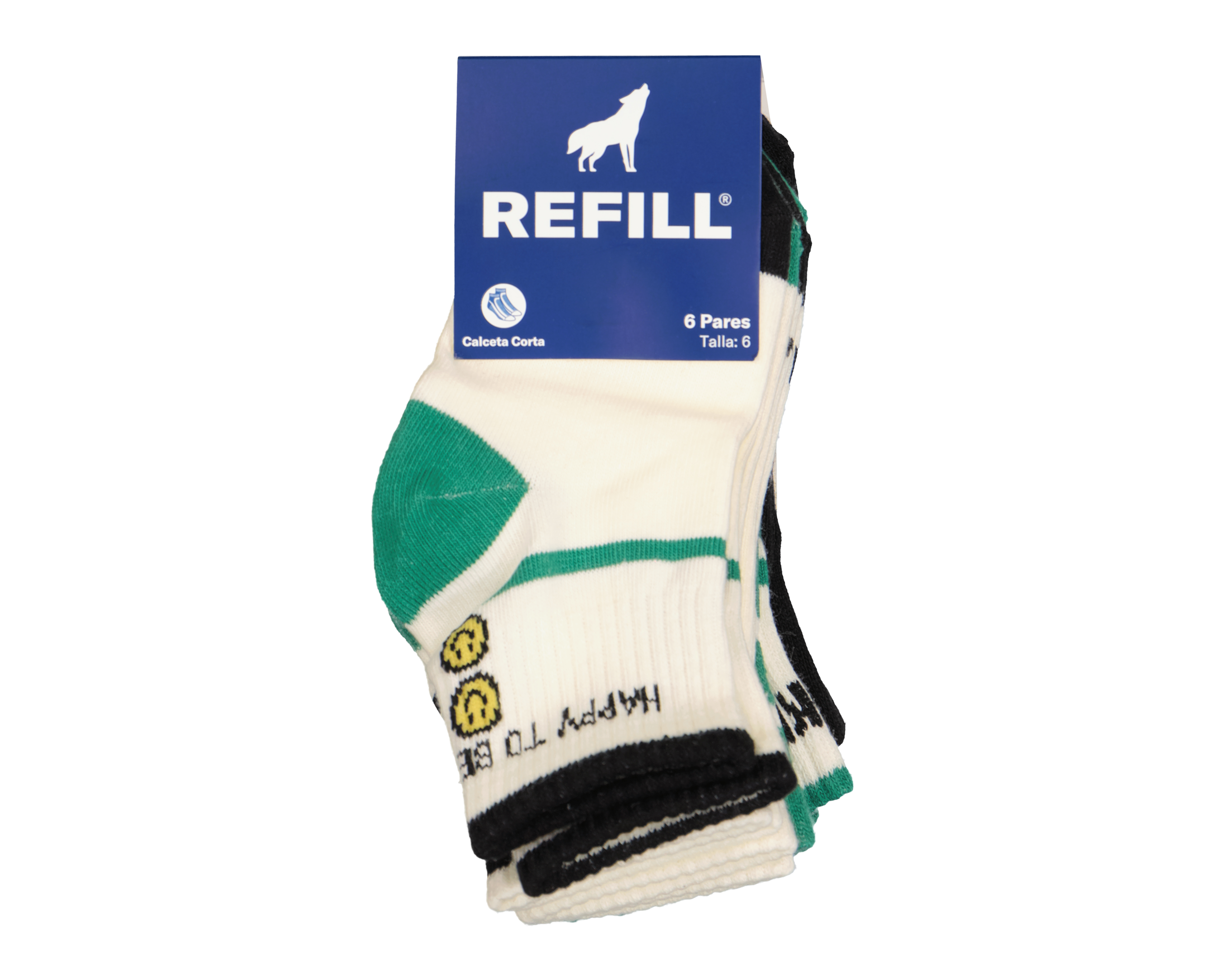 Foto 4 pulgar | Foto 3 | Calcetas Refill para Niño 6 Pares
