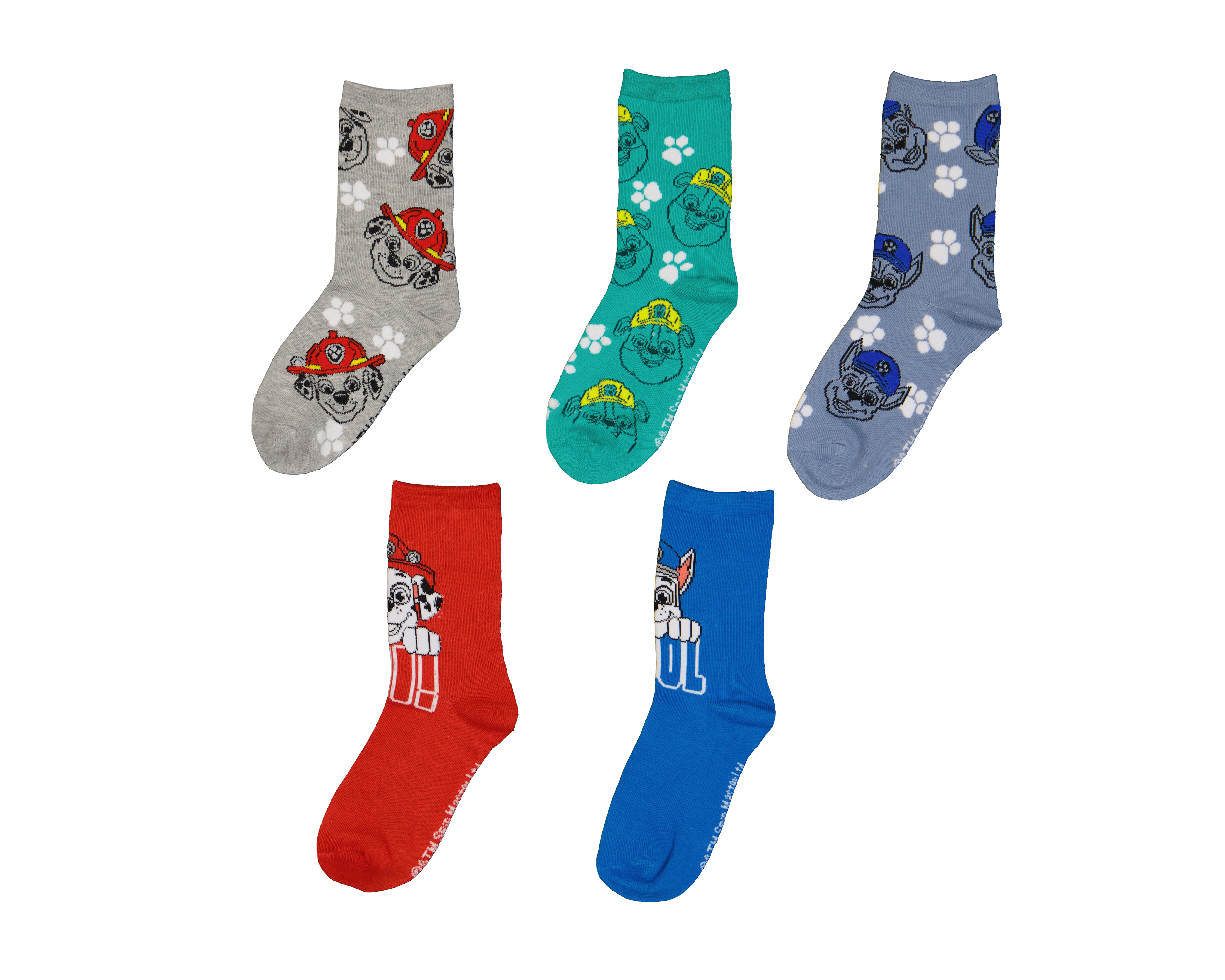 Foto 1 | Foto 1 | Calcetas Largas Paw Patrol para Niño 5 Pares