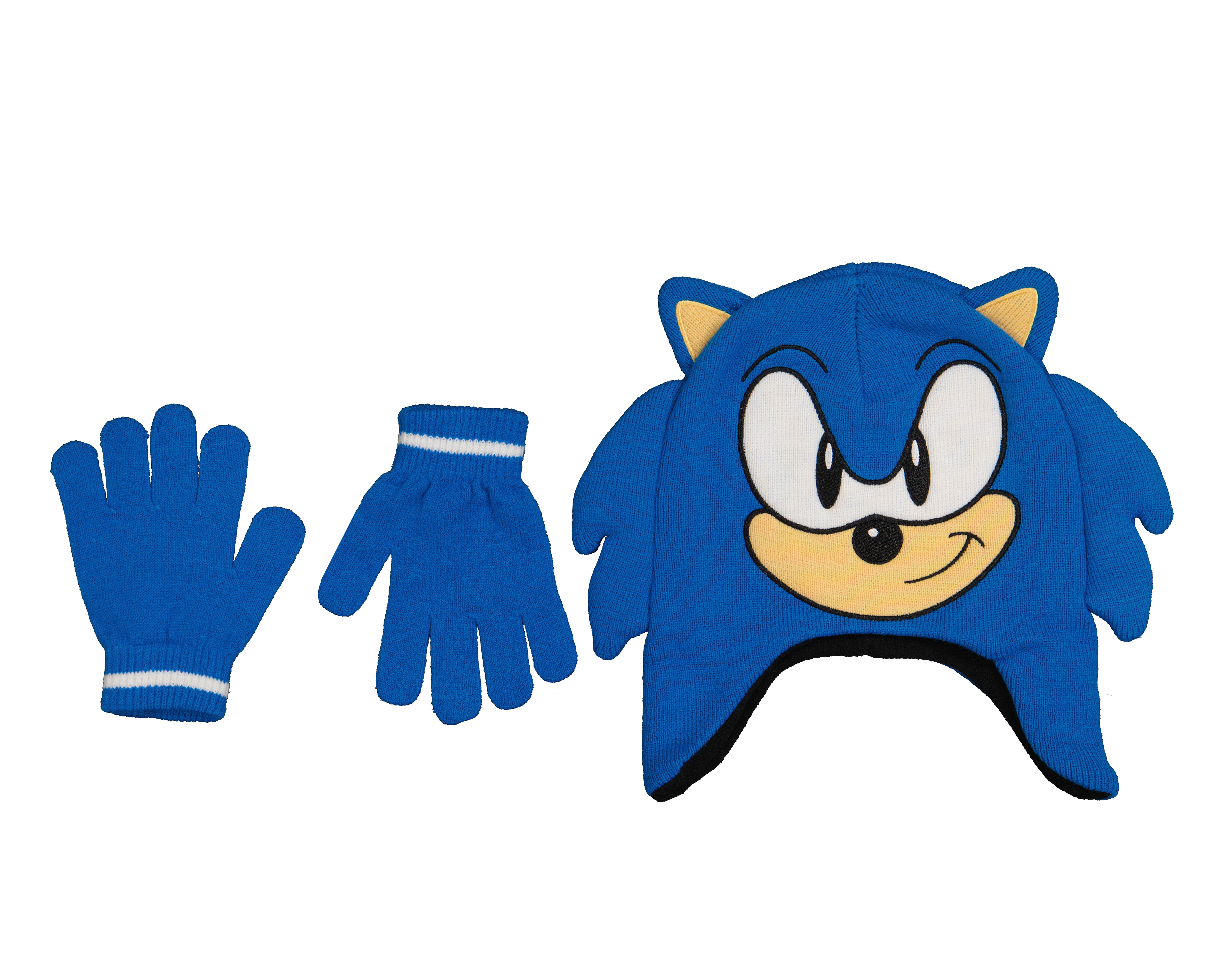 Gorro y Guantes Sonic para Niño