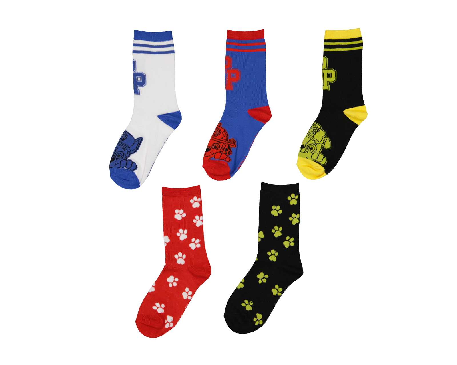Foto 1 | Foto 1 | Calcetas Largas Paw Patrol para Niño 5 Pares
