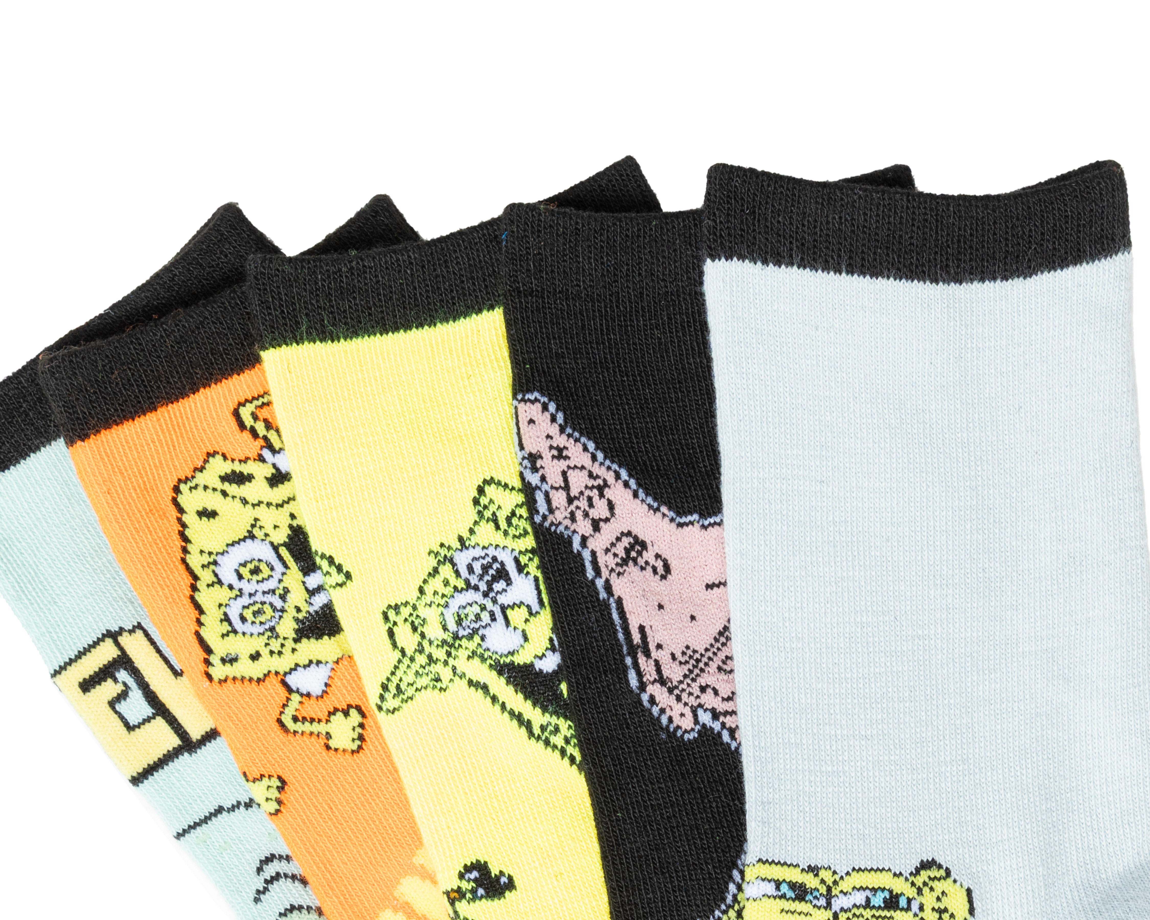 Foto 2 | Foto 2 | Calcetas Largas Bob Esponja para Niño 5 Pares