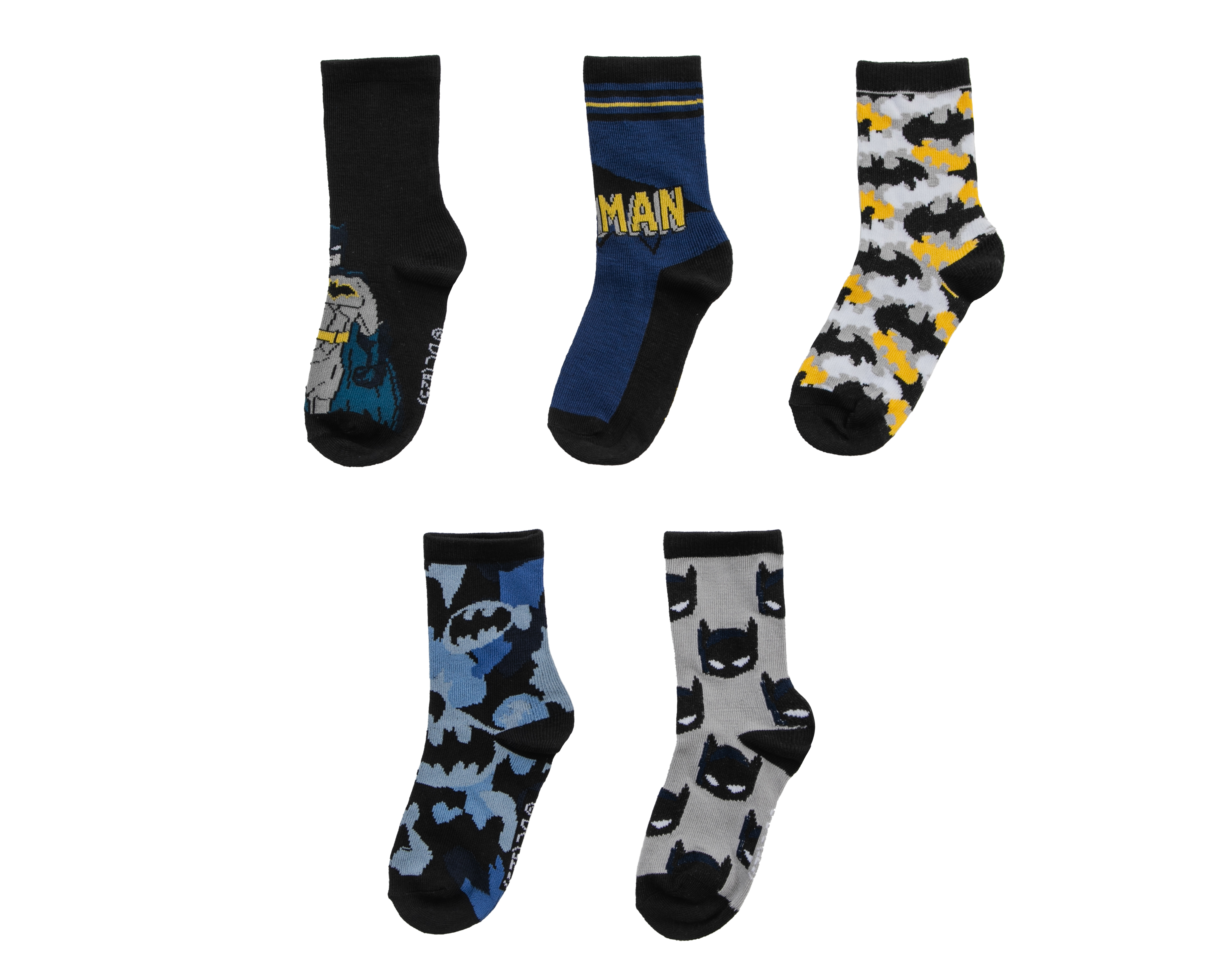 Foto 1 | Foto 1 | Calcetas Largas Batman para Niño 5 Pares