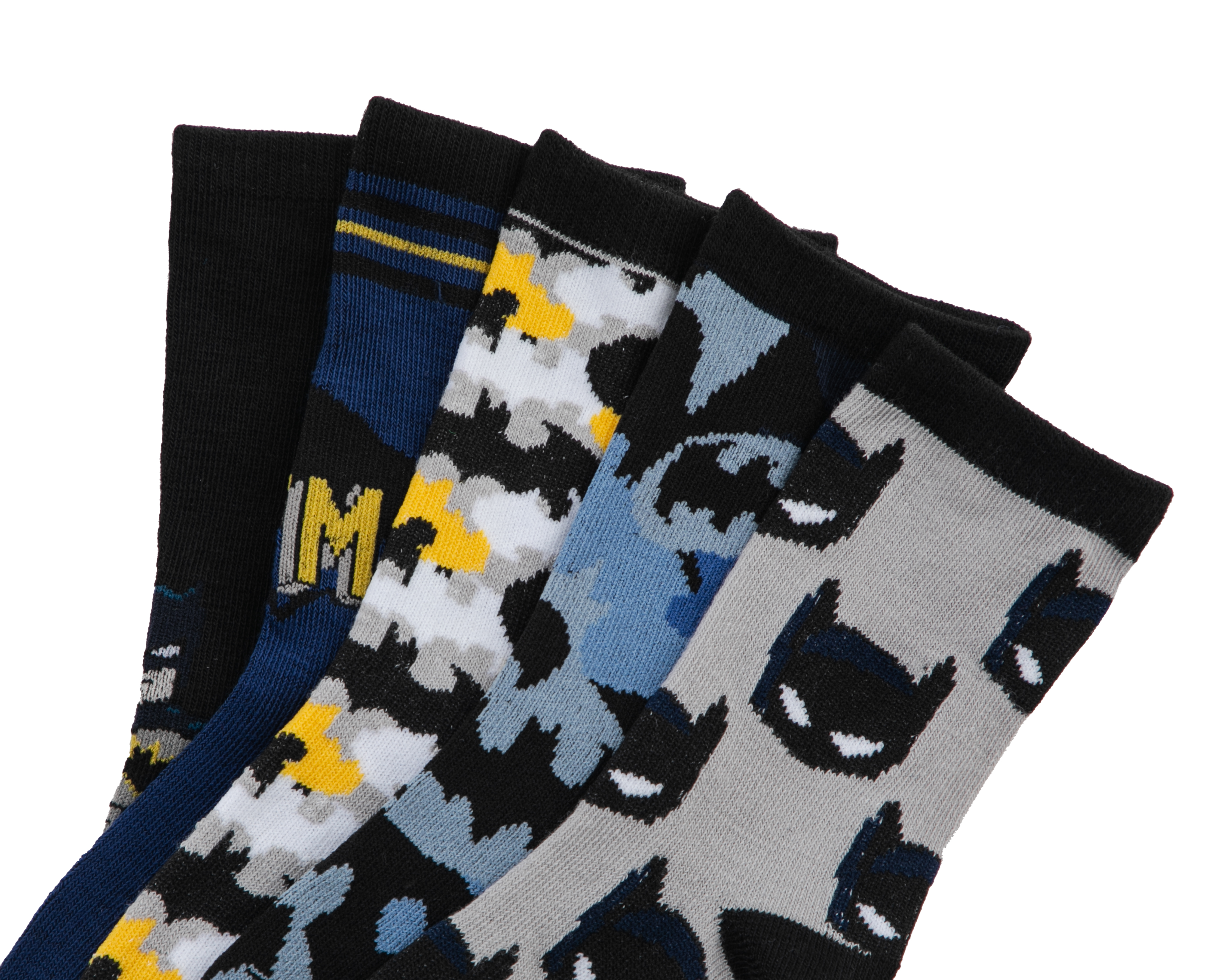 Foto 2 | Foto 2 | Calcetas Largas Batman para Niño 5 Pares