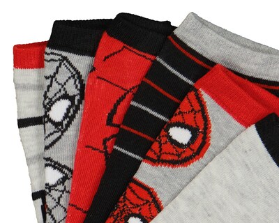 Foto 2 | Foto 2 | Calcetas Cortas Marvel Spider-Man para Niño 6 Pares