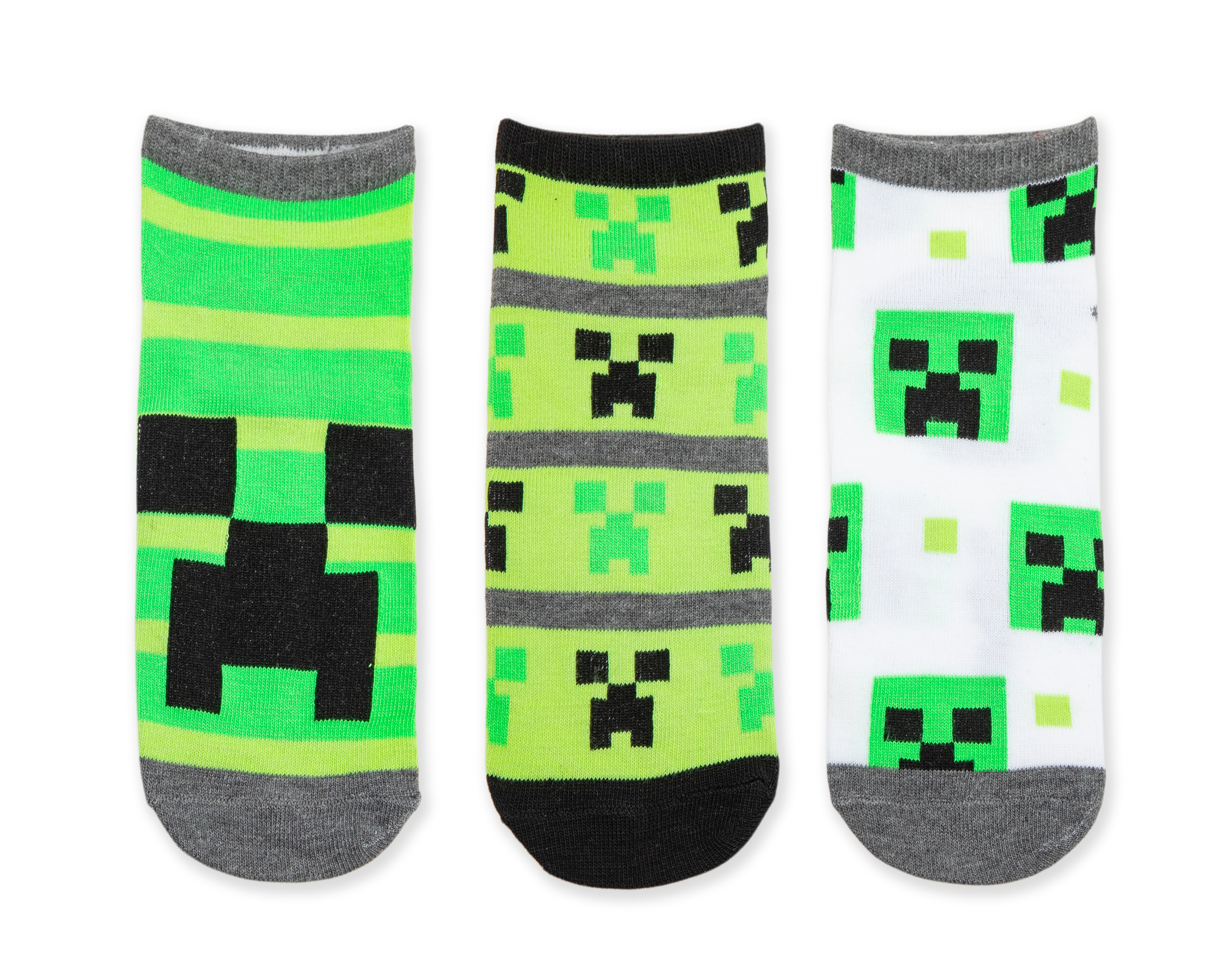 Calcetas Tines Minecraft para Niño 3 Piezas