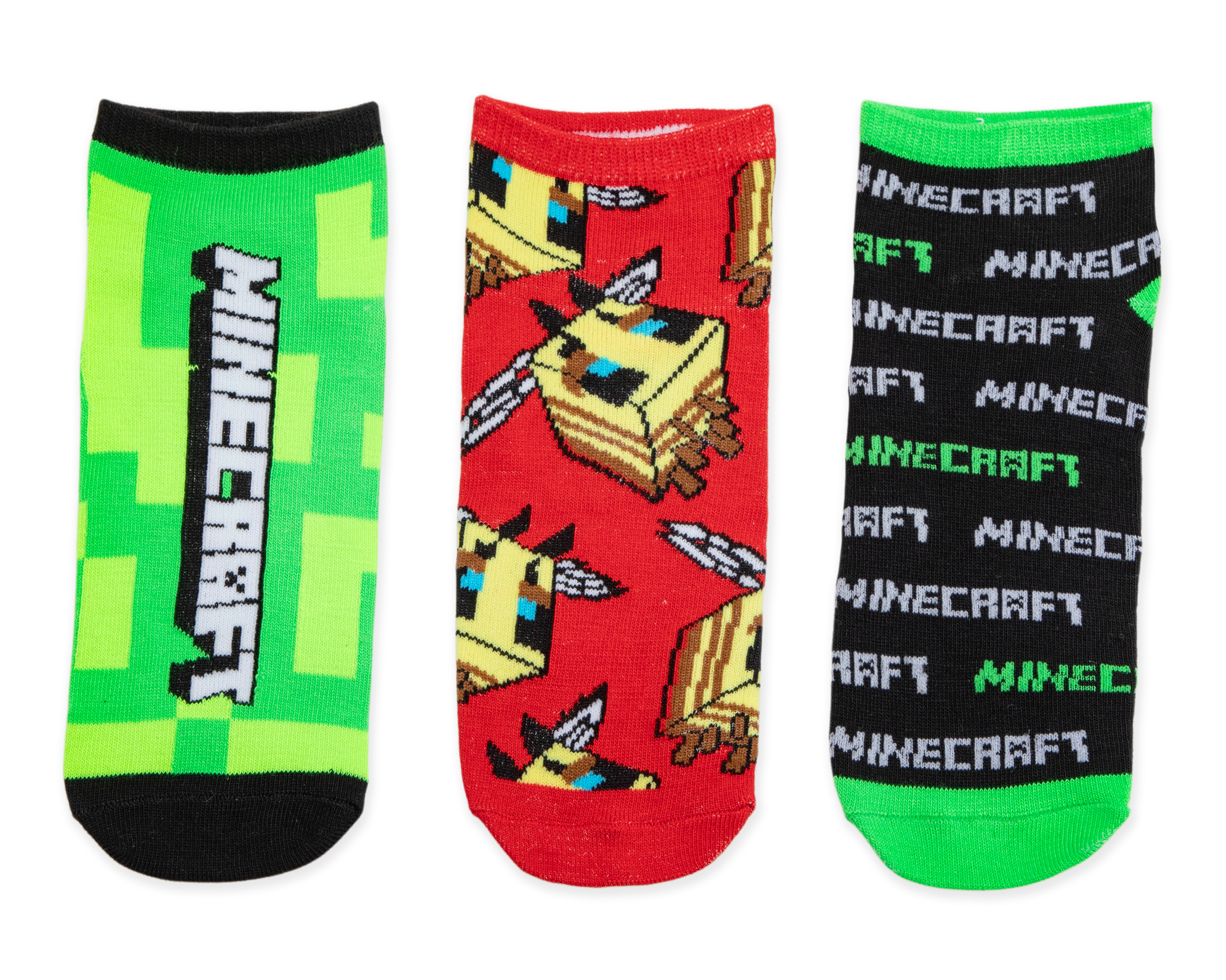 Calcetas Tines Minecraft para Niño 3 Pares