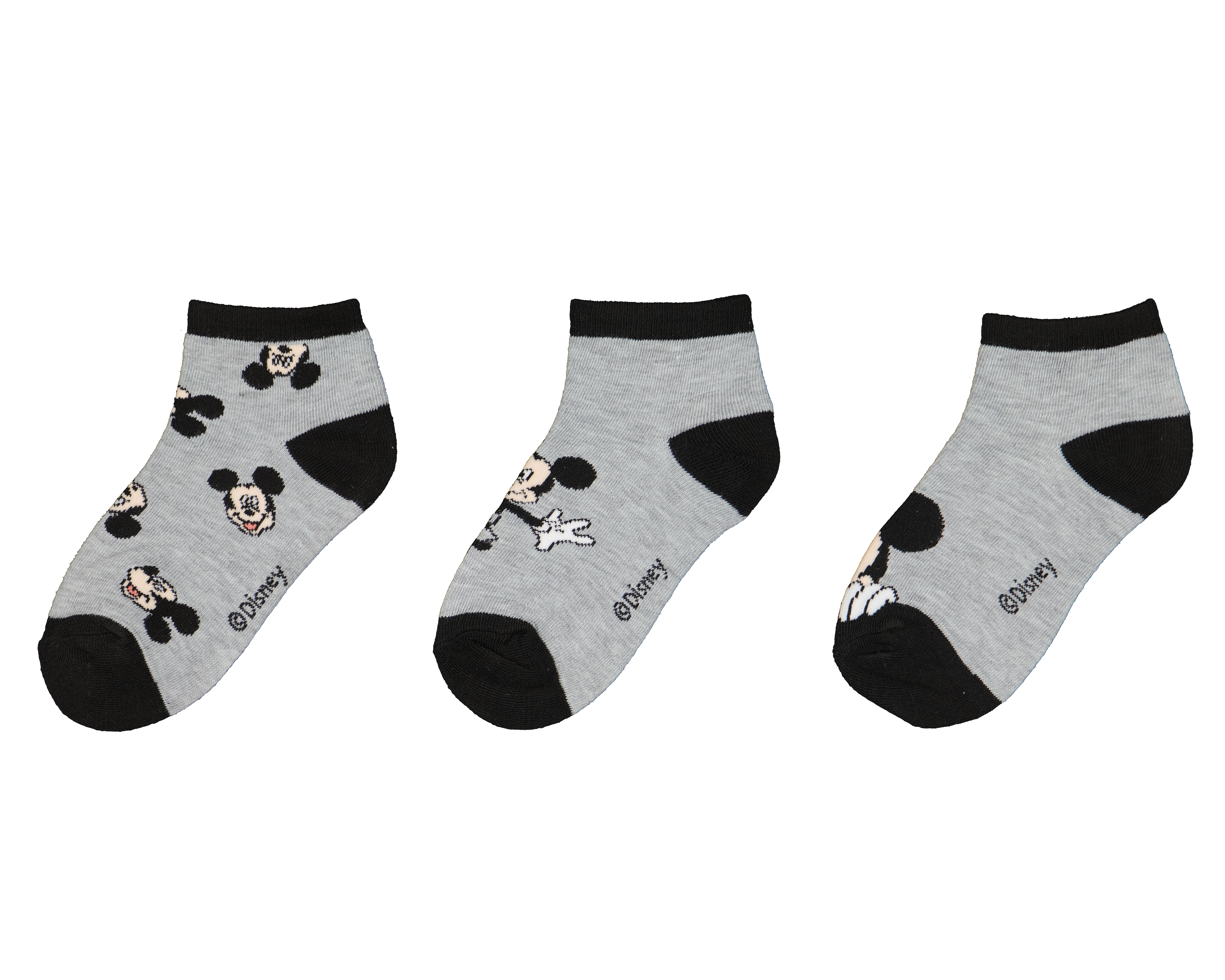 Calcetas Disney Mickey Mouse para Niños 3 Pares