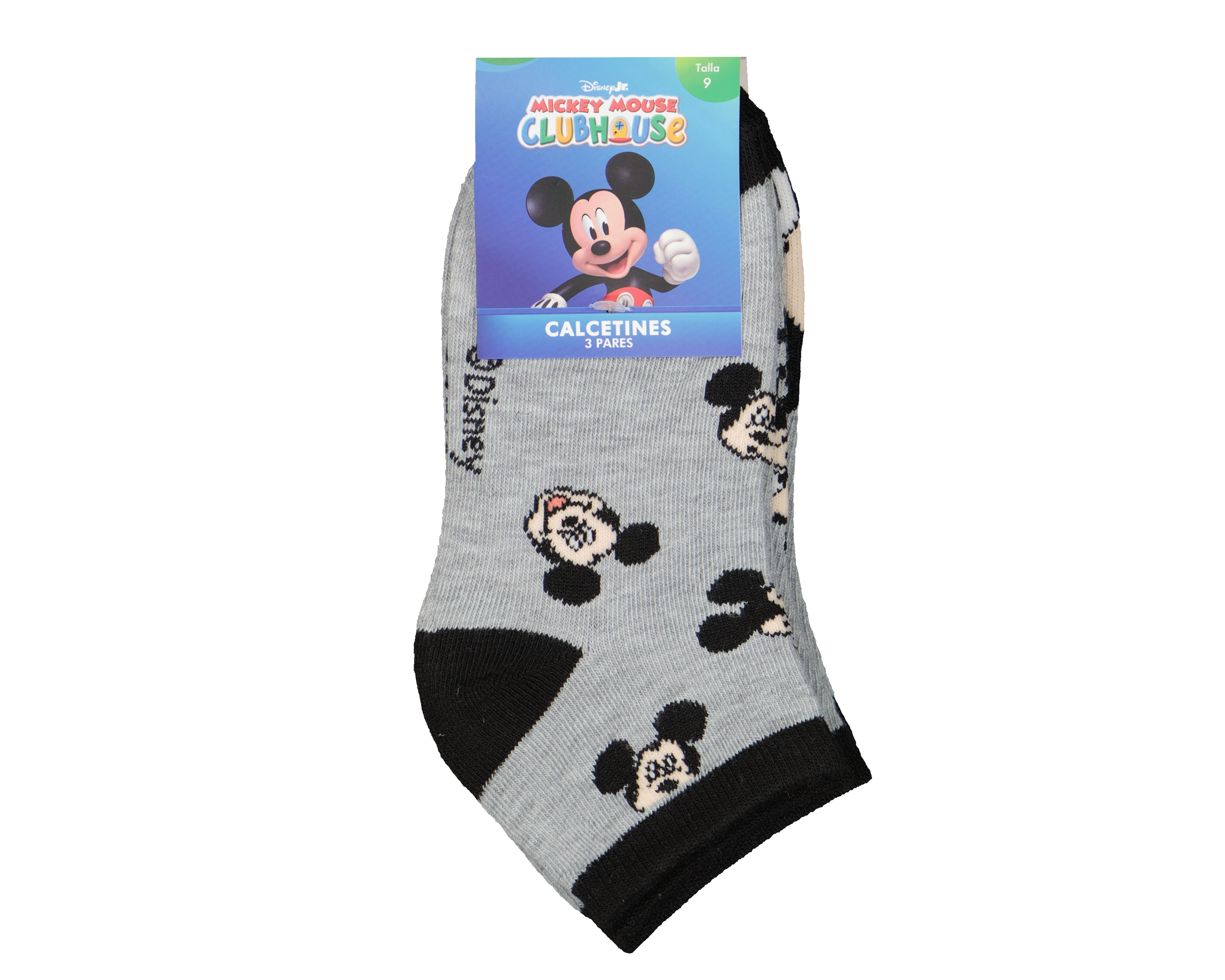 Foto 4 pulgar | Foto 3 | Calcetas Disney Mickey Mouse para Niños 3 Pares