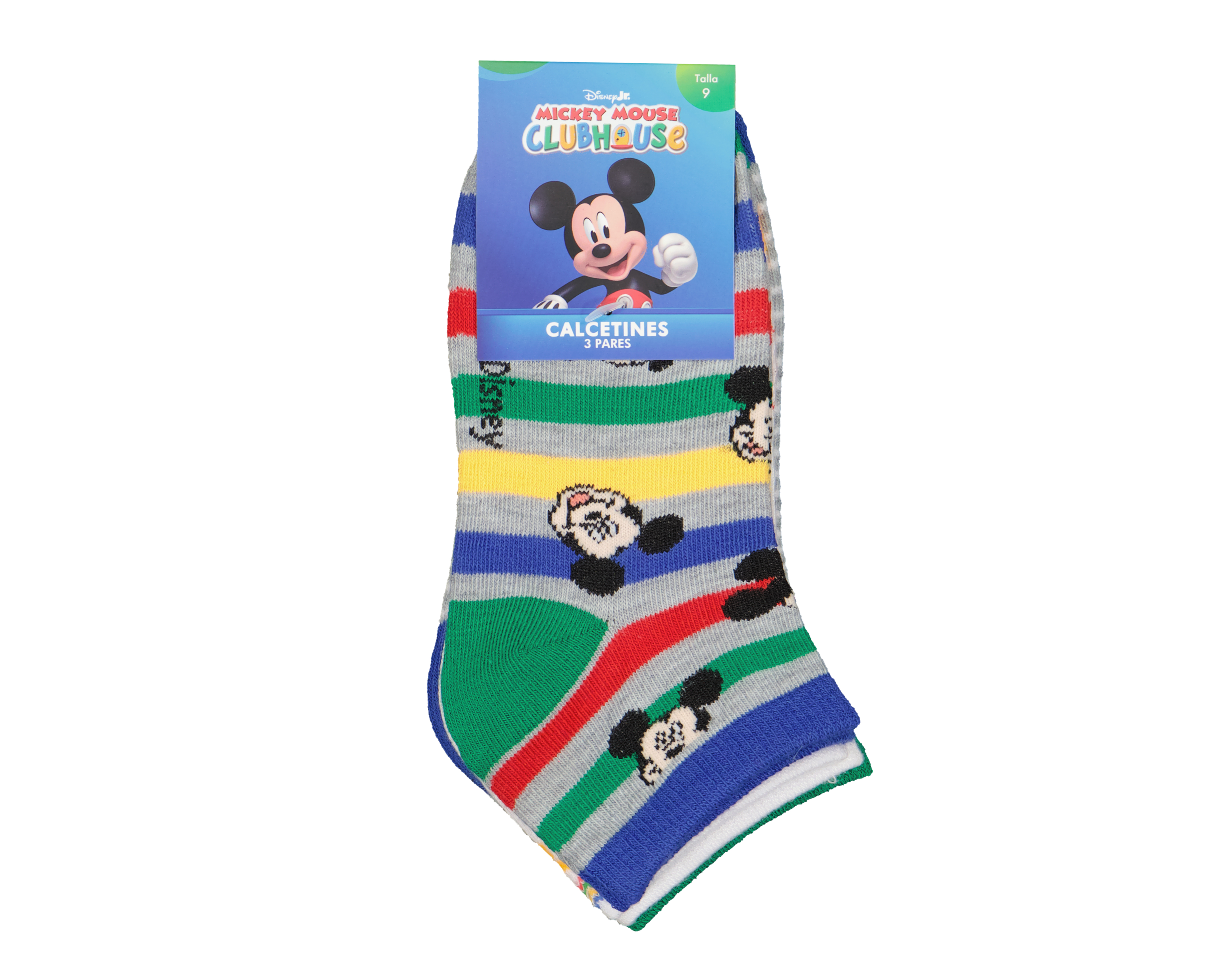 Foto 4 pulgar | Foto 3 | Calcetas Disney Mickey Mouse para Niño 3 Pares