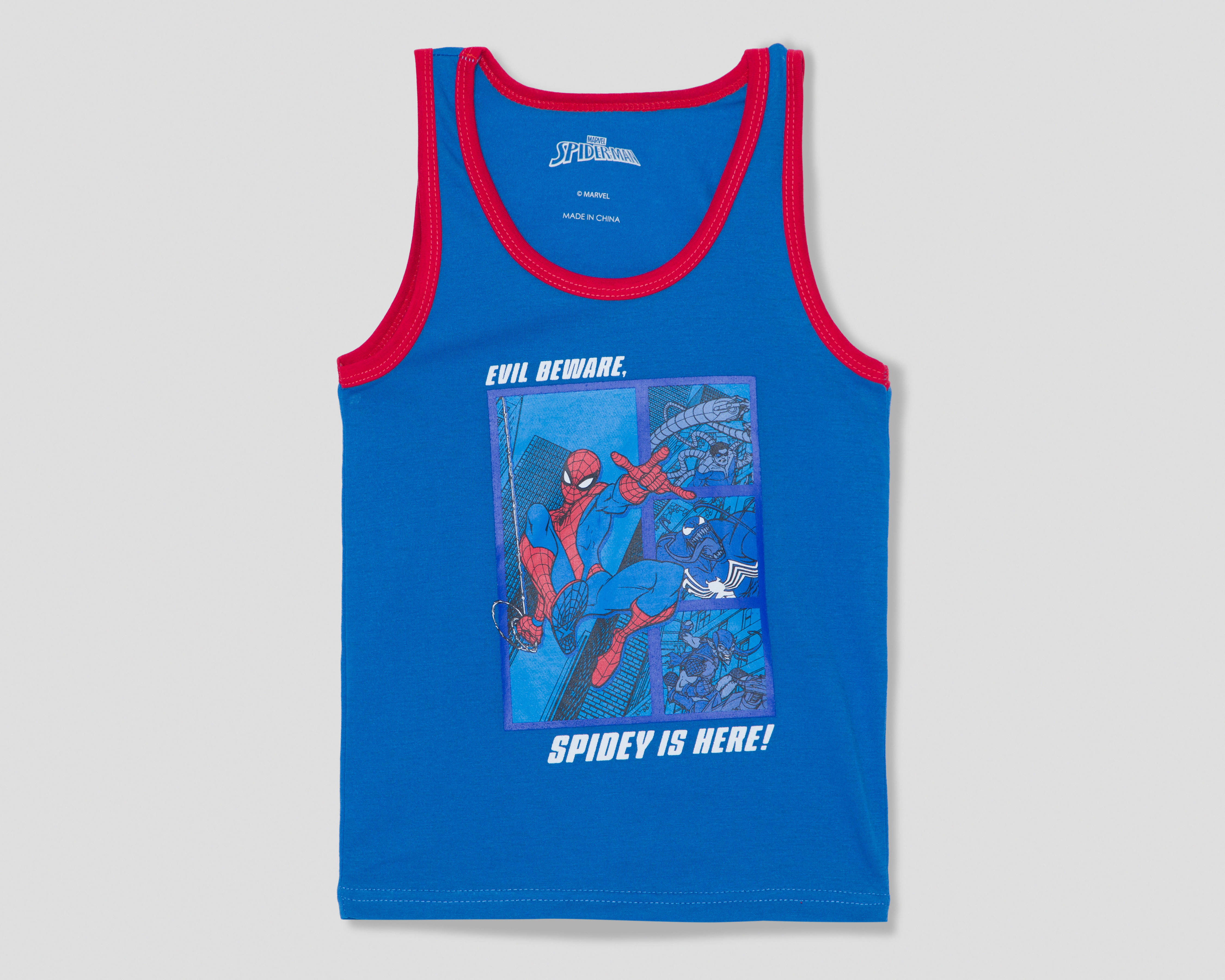 Foto 2 pulgar | Foto 1 | Camiseta Interior Marvel Spider-Man para Niño