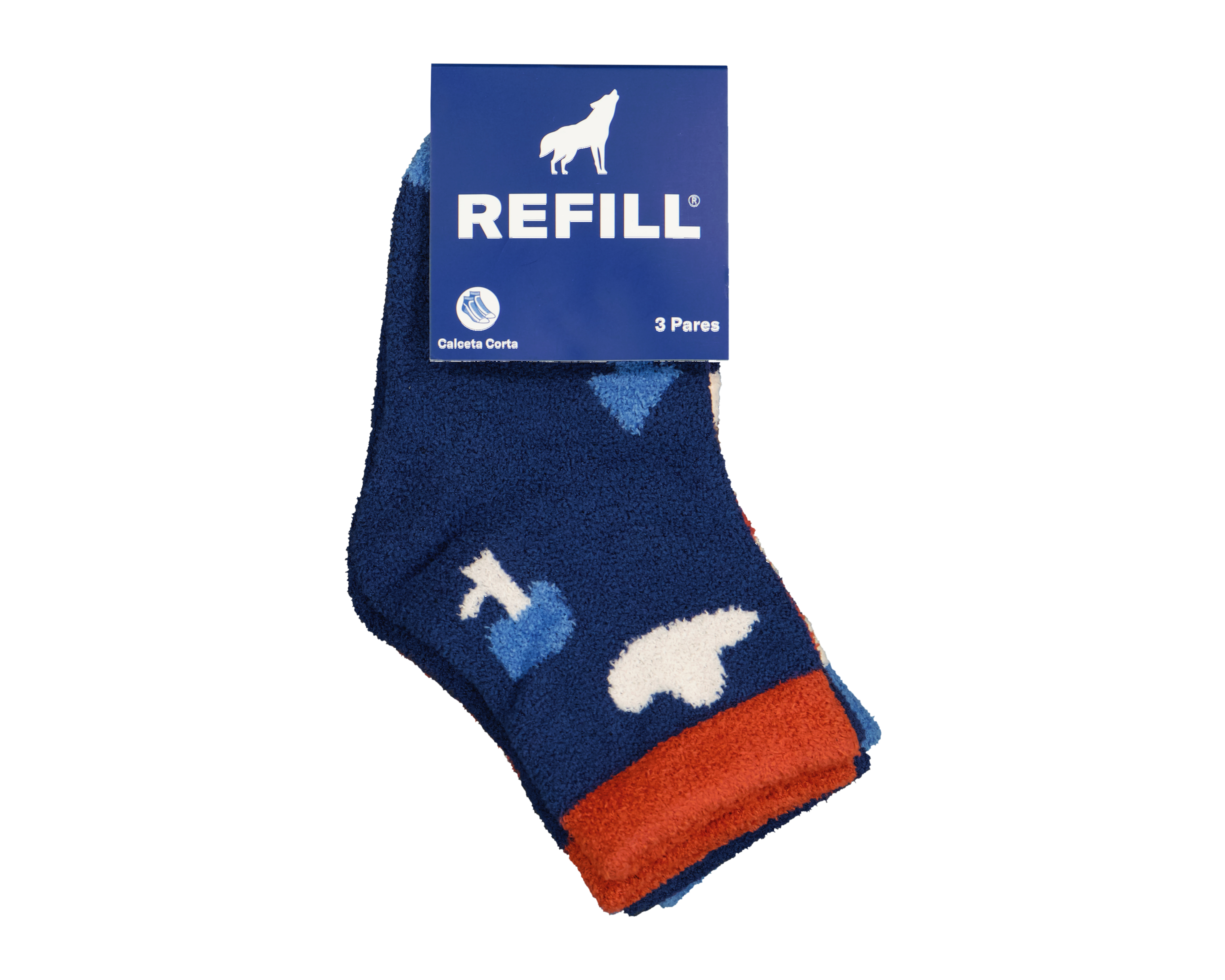 Foto 4 pulgar | Foto 3 | Calcetas Cortas Refill para Niño 3 Pares