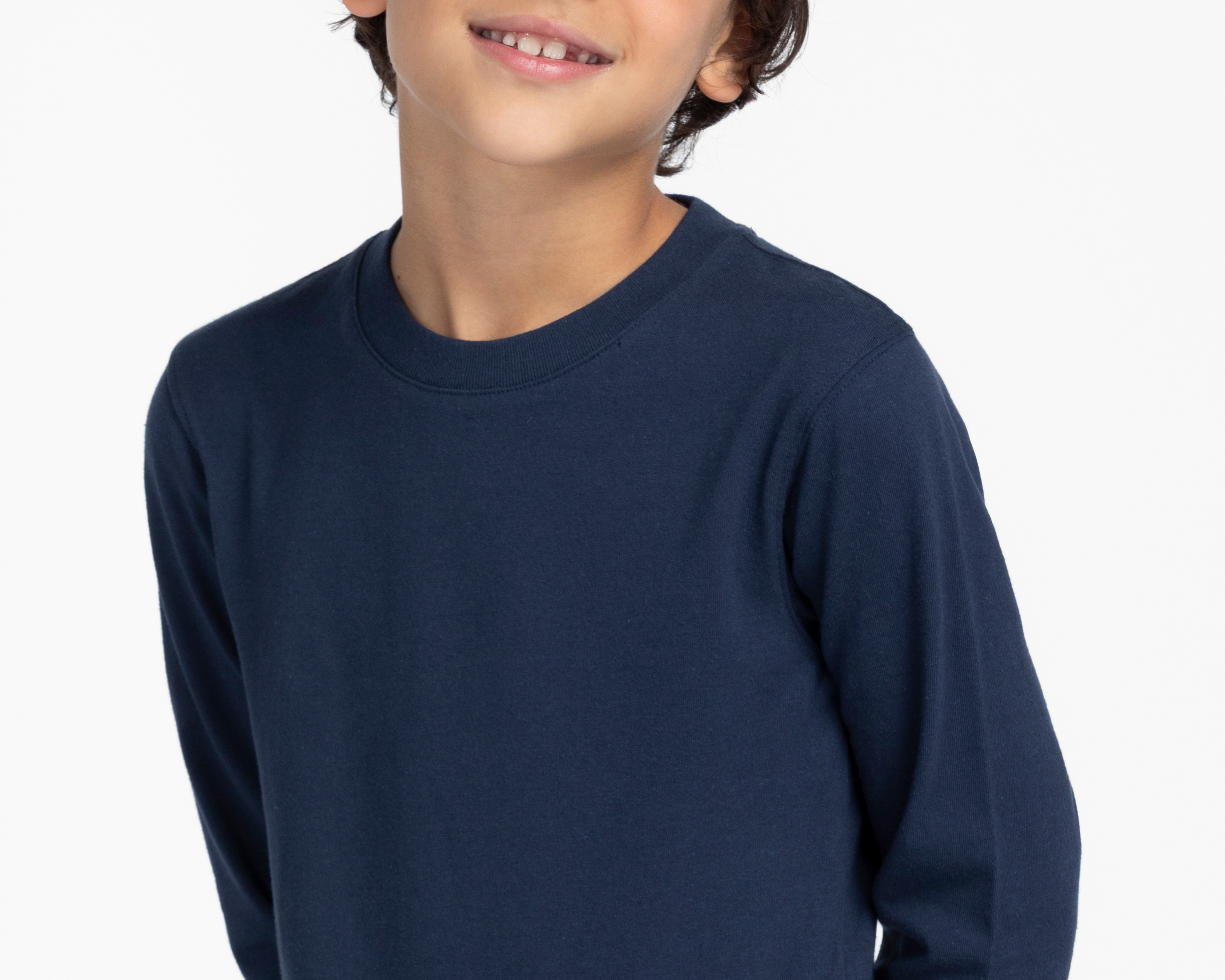 Foto 5 pulgar | Foto 4 | Playera Manga Larga Azul Refill para Niño
