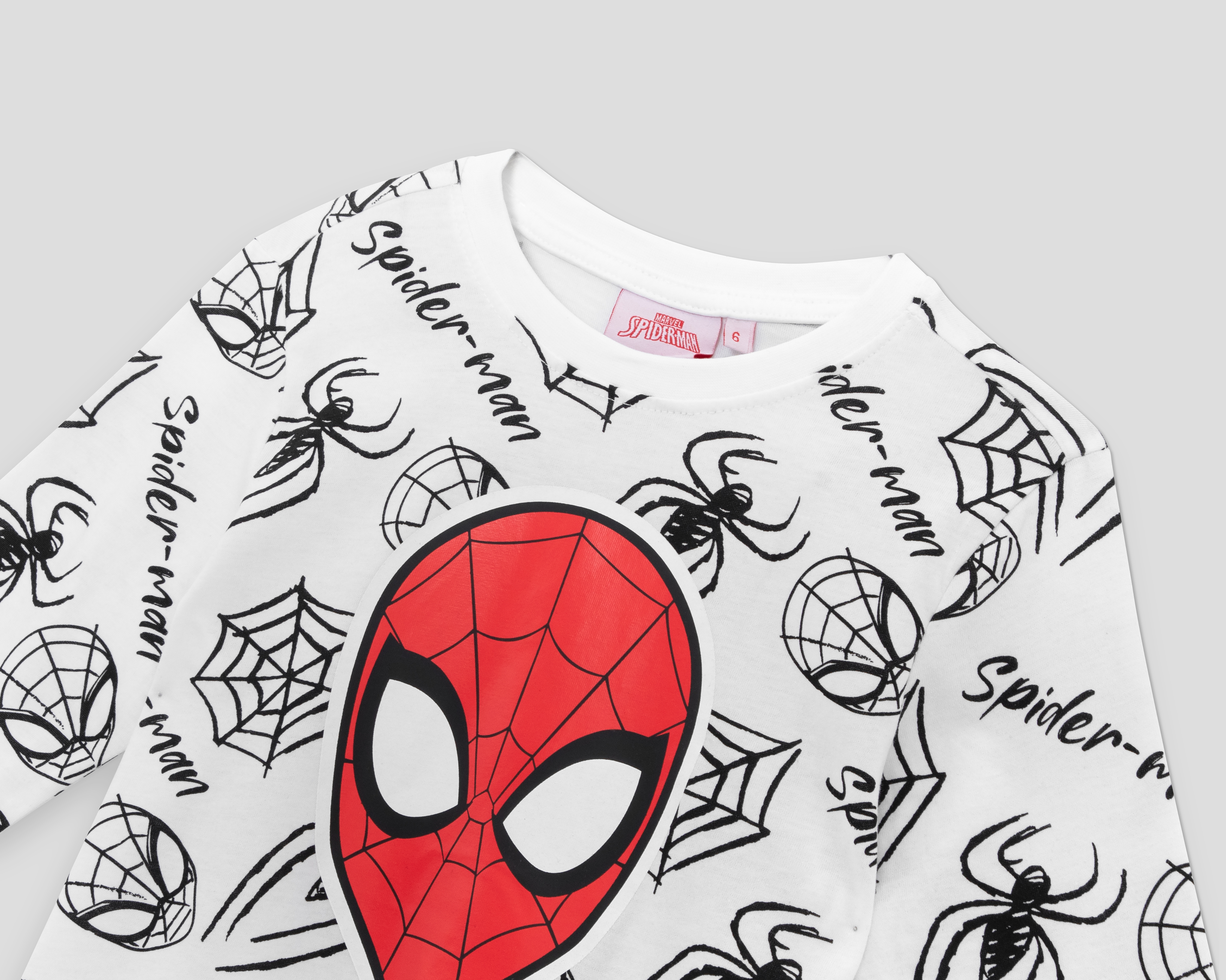 Foto 4 pulgar | Foto 3 | Playera Manga Larga Marvel Spider-Man para Niño