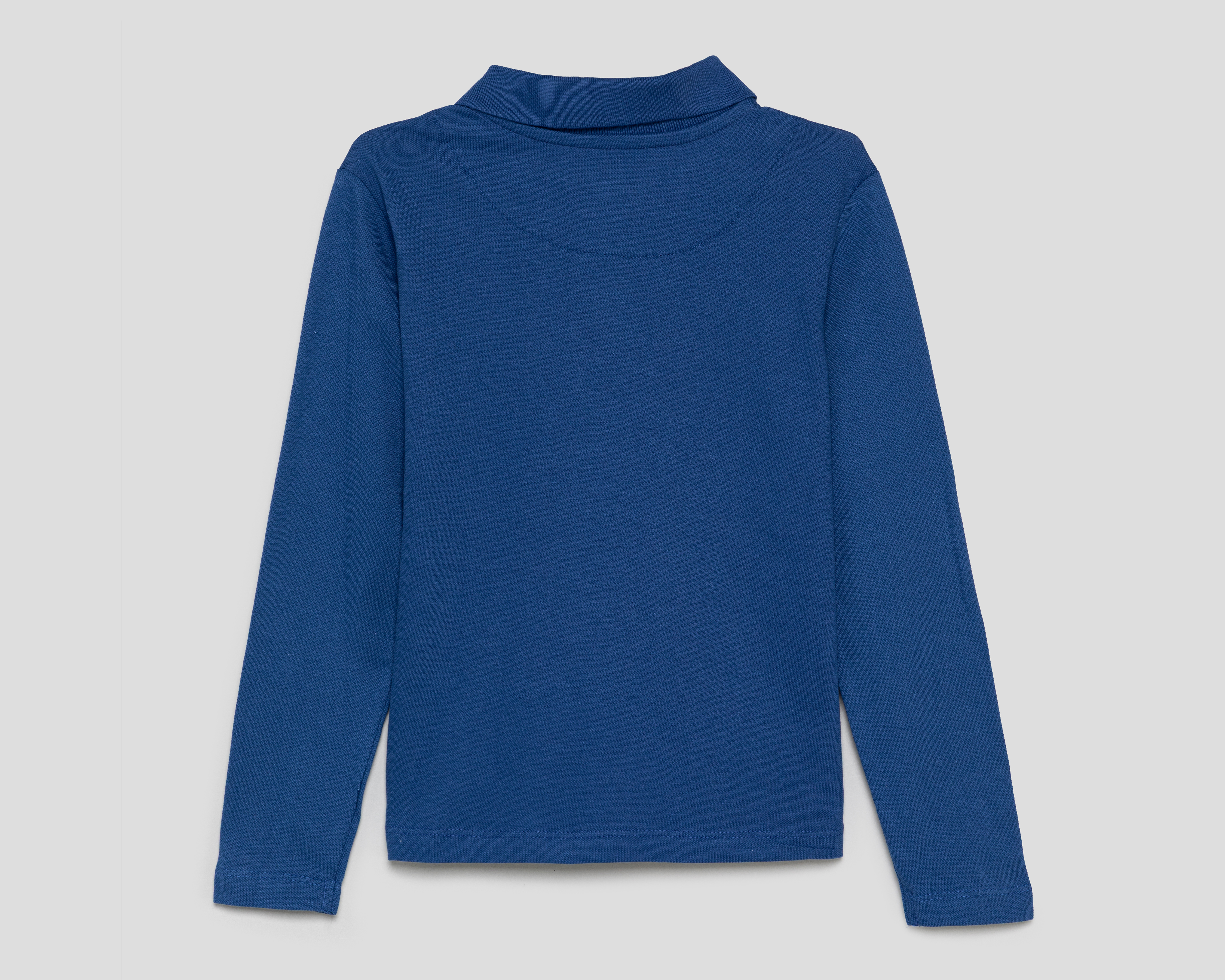 Foto 3 pulgar | Foto 2 | Playera Polo Refill Manga Larga Azul para Niño