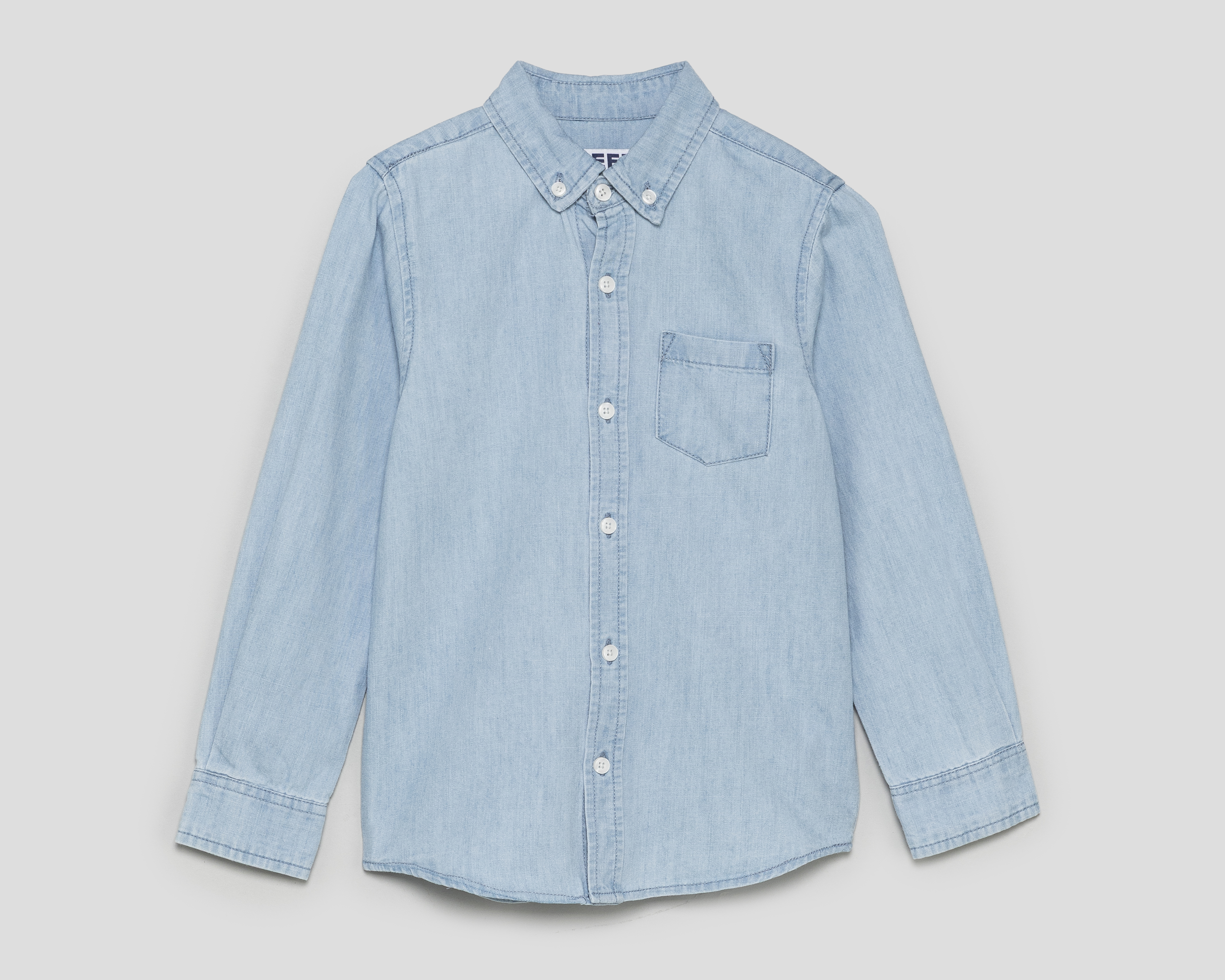 Camisa de Manga Larga Azul Refill para Niño