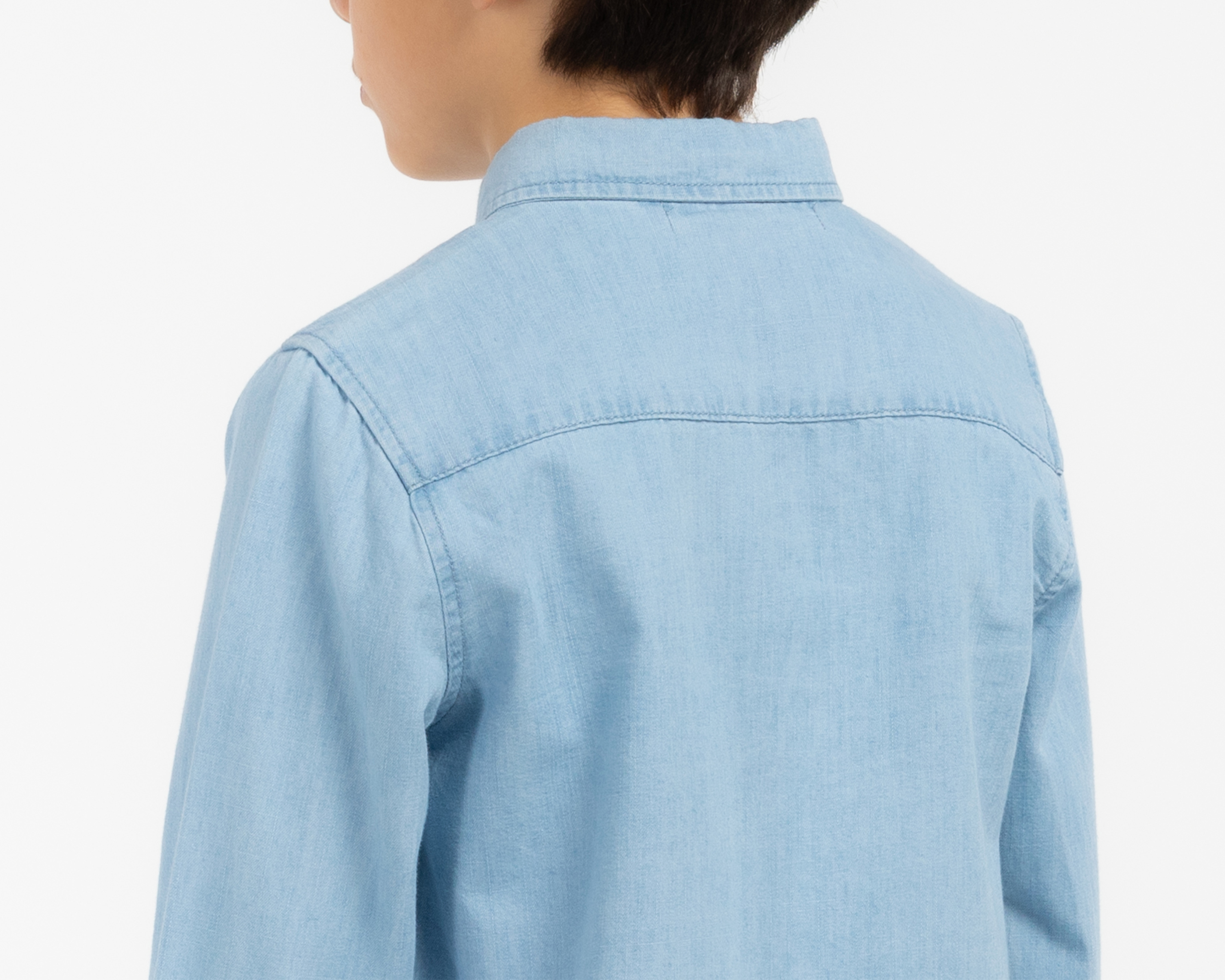 Foto 5 | Foto 5 | Camisa de Manga Larga Azul Refill para Niño