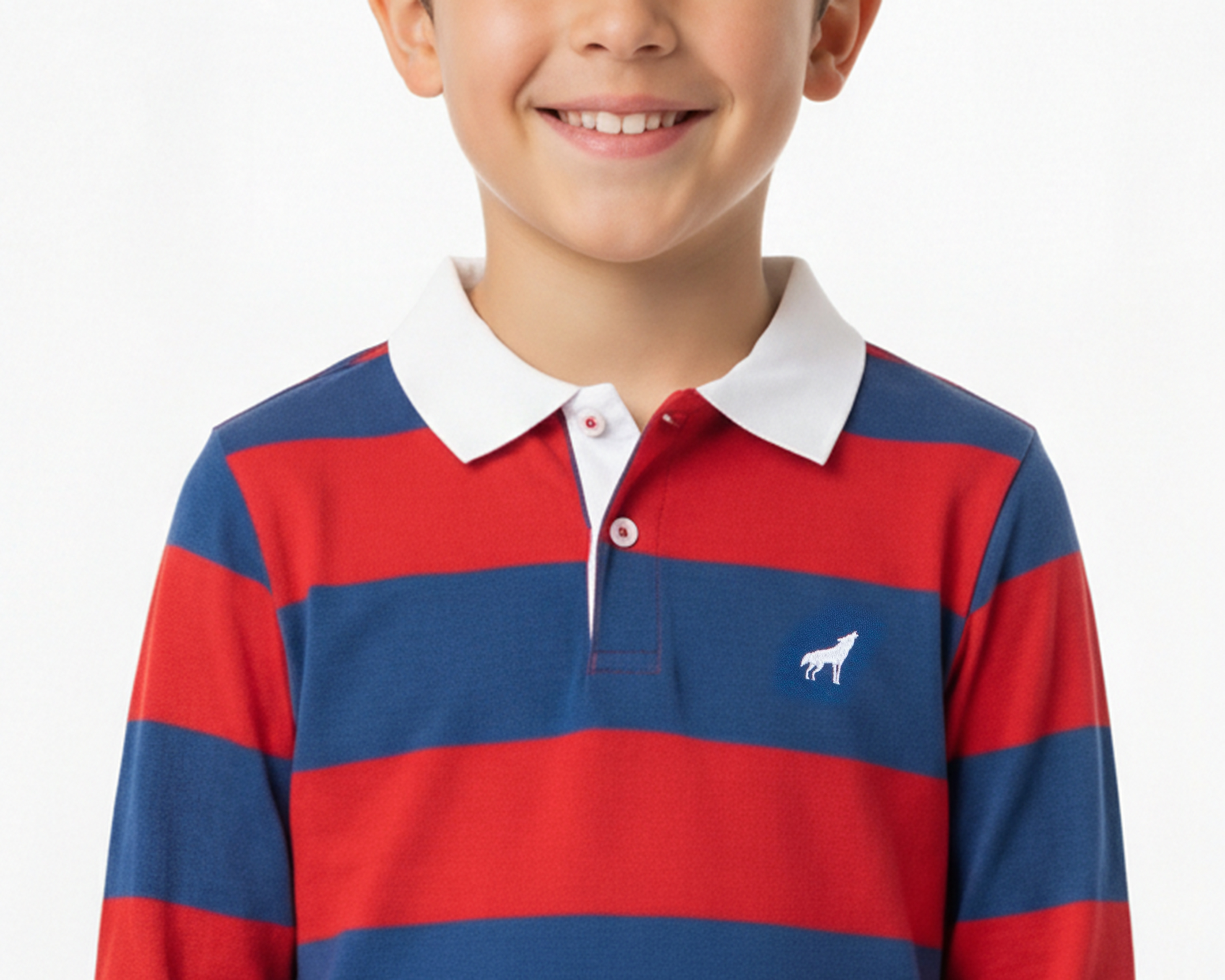 Foto 4 | Foto 4 | Playera Polo Refill Manga Larga Multicolor para Niño