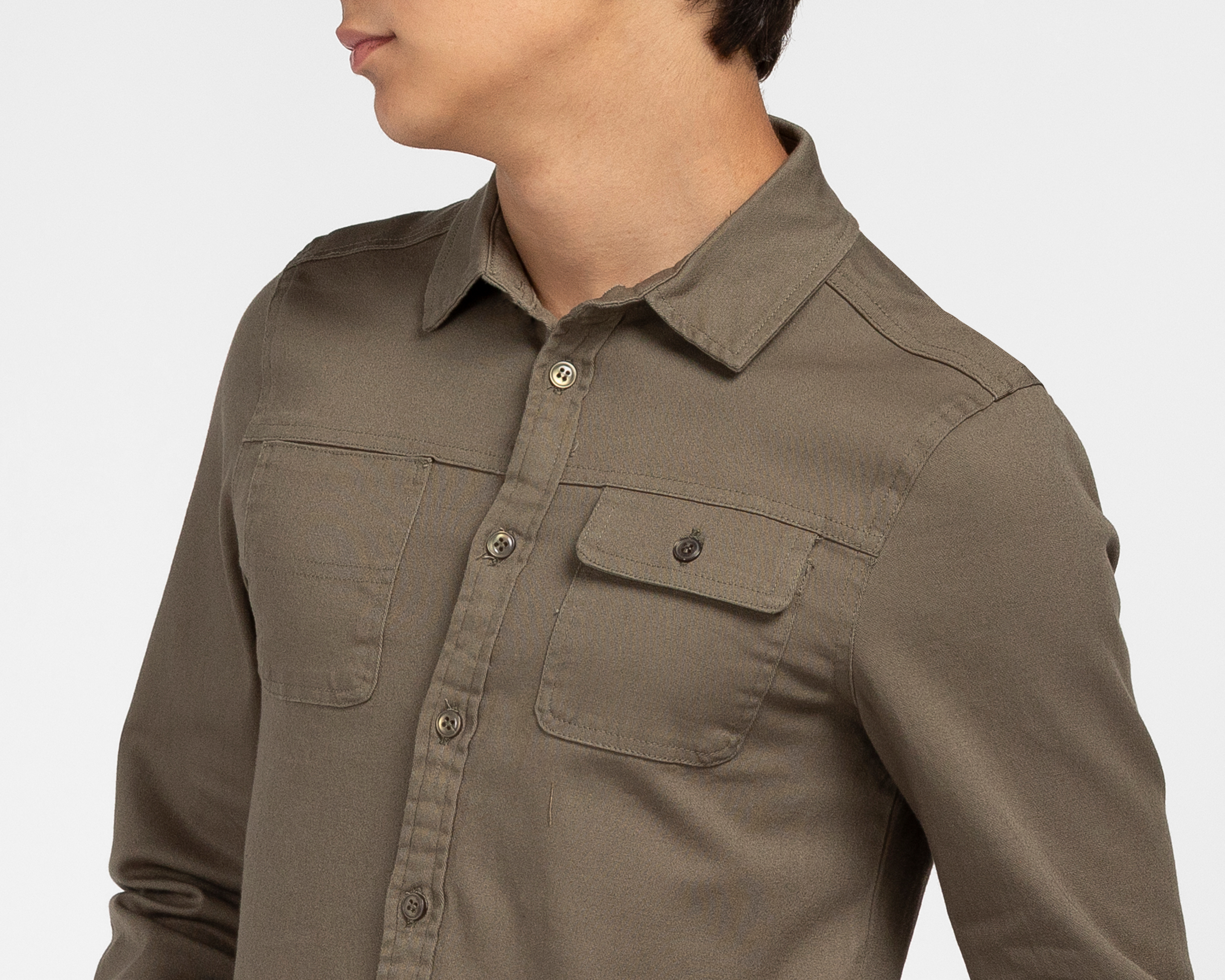 Foto 5 | Foto 4 | Camisa de Manga Larga Verde Refill para Niño