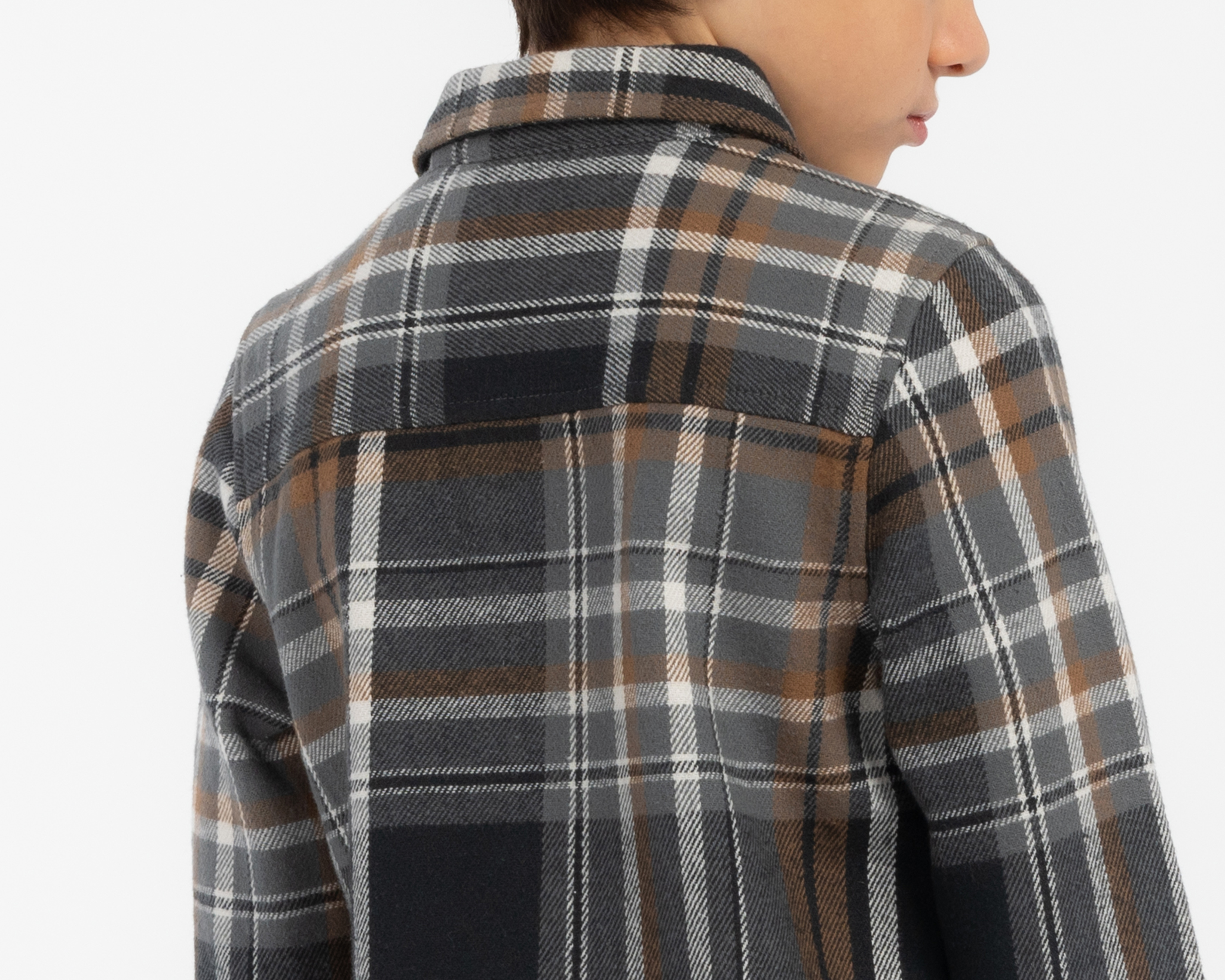 Foto 5 | Foto 5 | Camisa Manga Larga Gris Neo*City para Niño