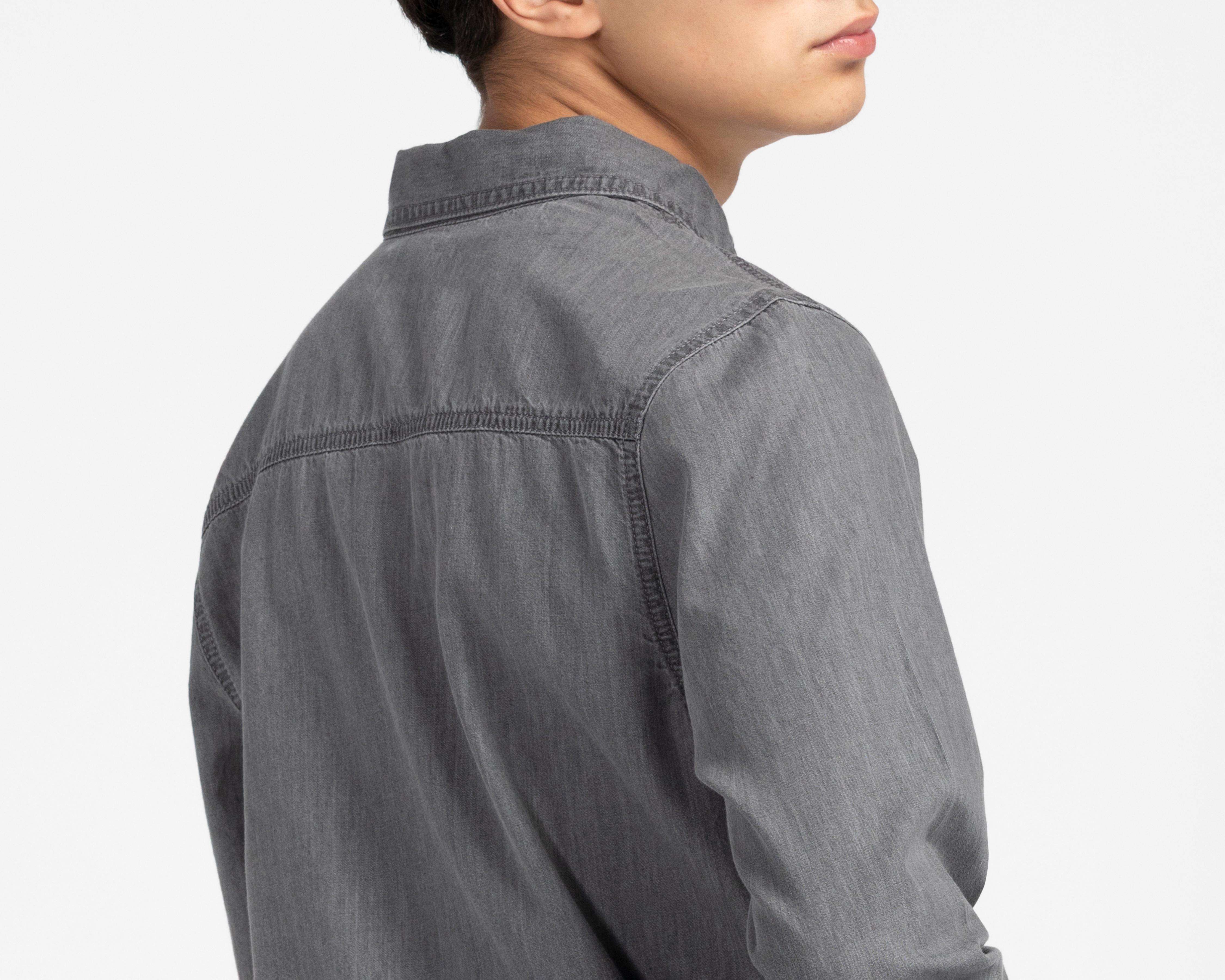 Foto 6 pulgar | Foto 5 | Camisa de Cuello Americano Gris Neo*City Juvenil