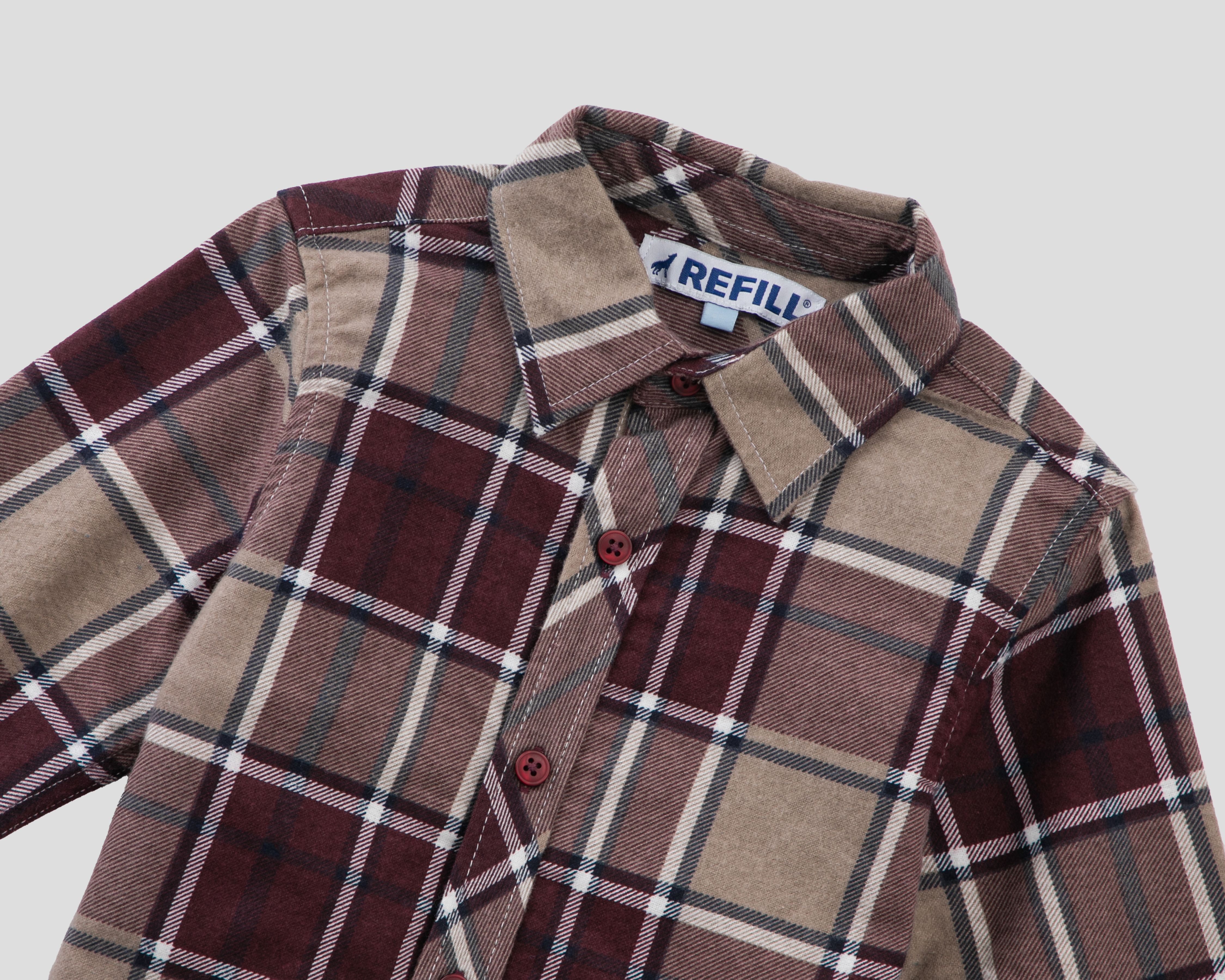 Foto 3 | Foto 3 | Camisa Manga Larga Vino Refill para Niño