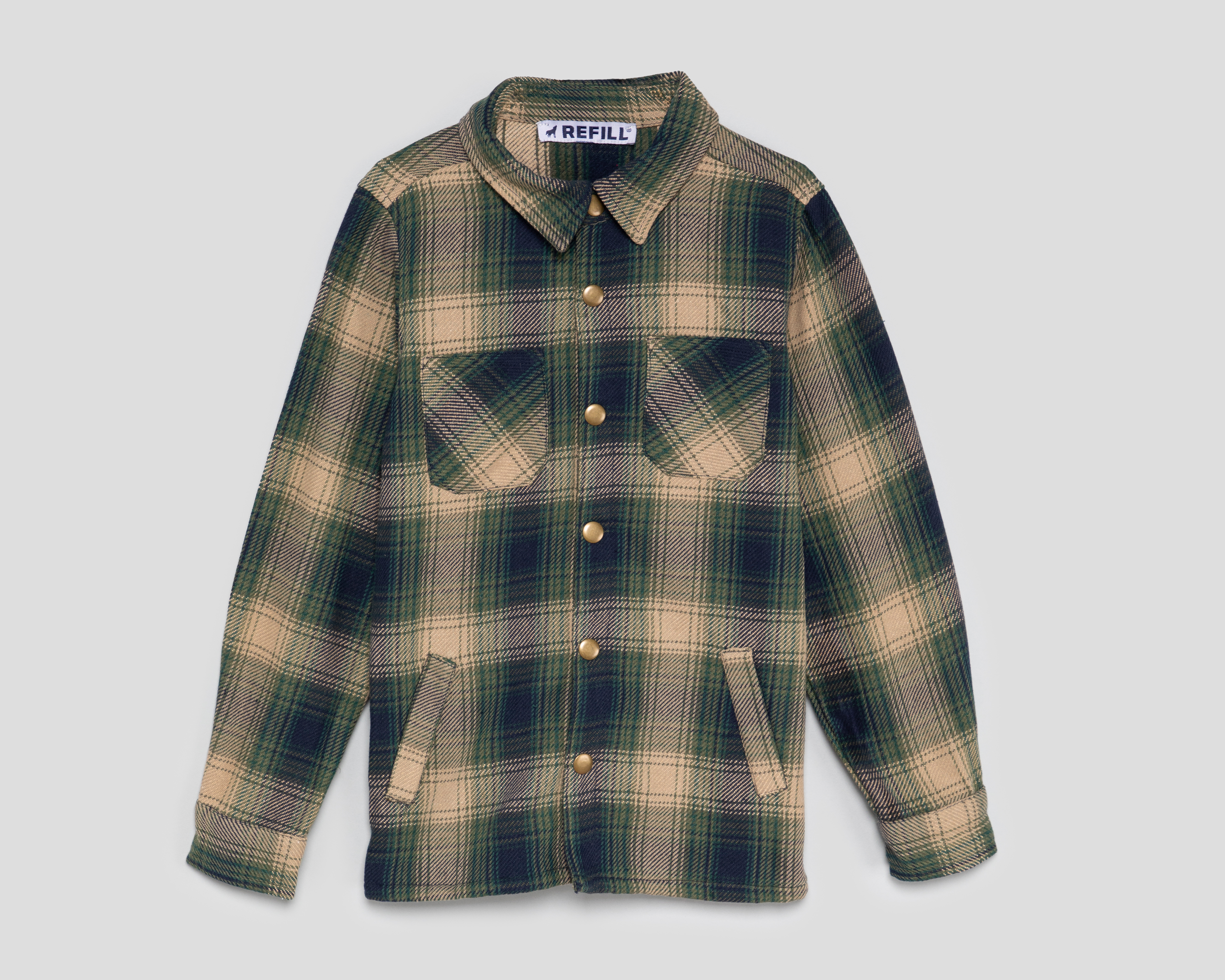 Foto 2 pulgar | Foto 1 | Sobrecamisa Manga Larga Multicolor Refill para Niño