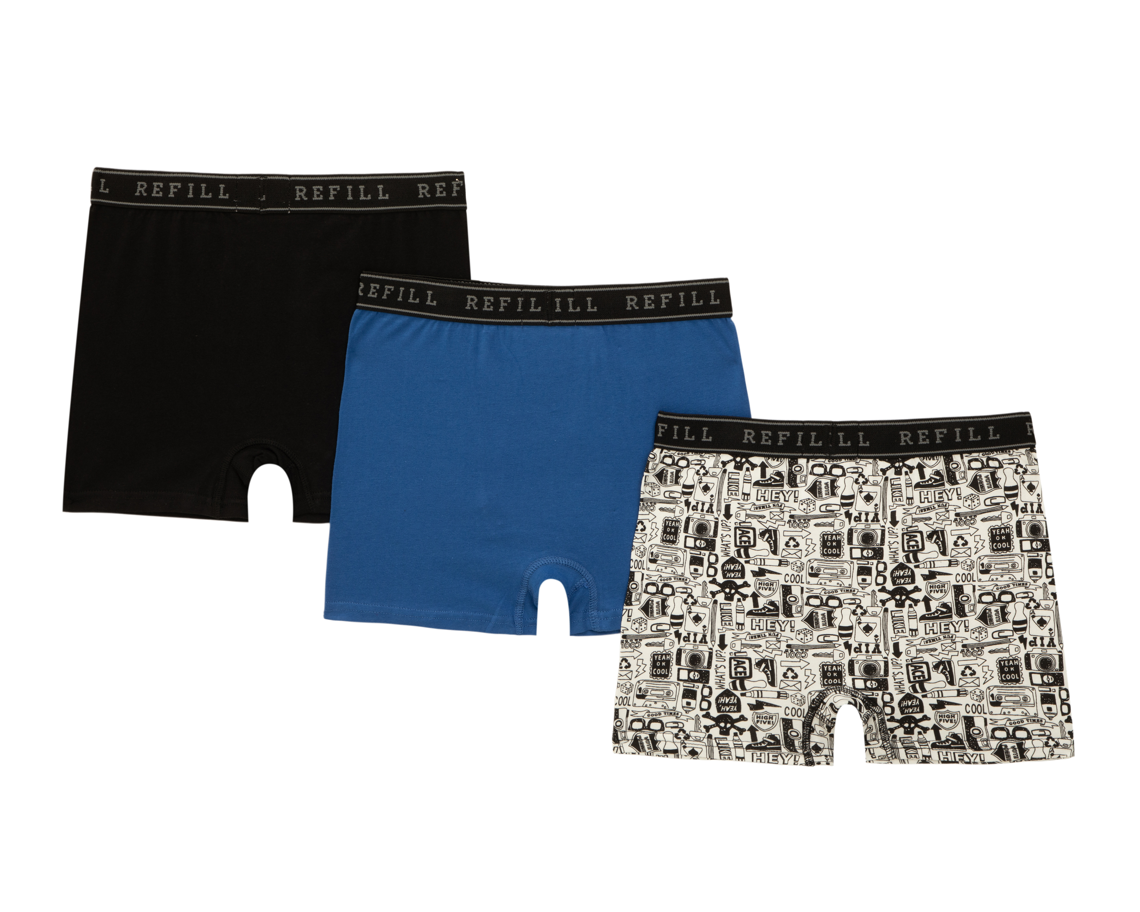 Foto 2 | Foto 2 | Bóxer Corto Refill para Niño 3 Piezas