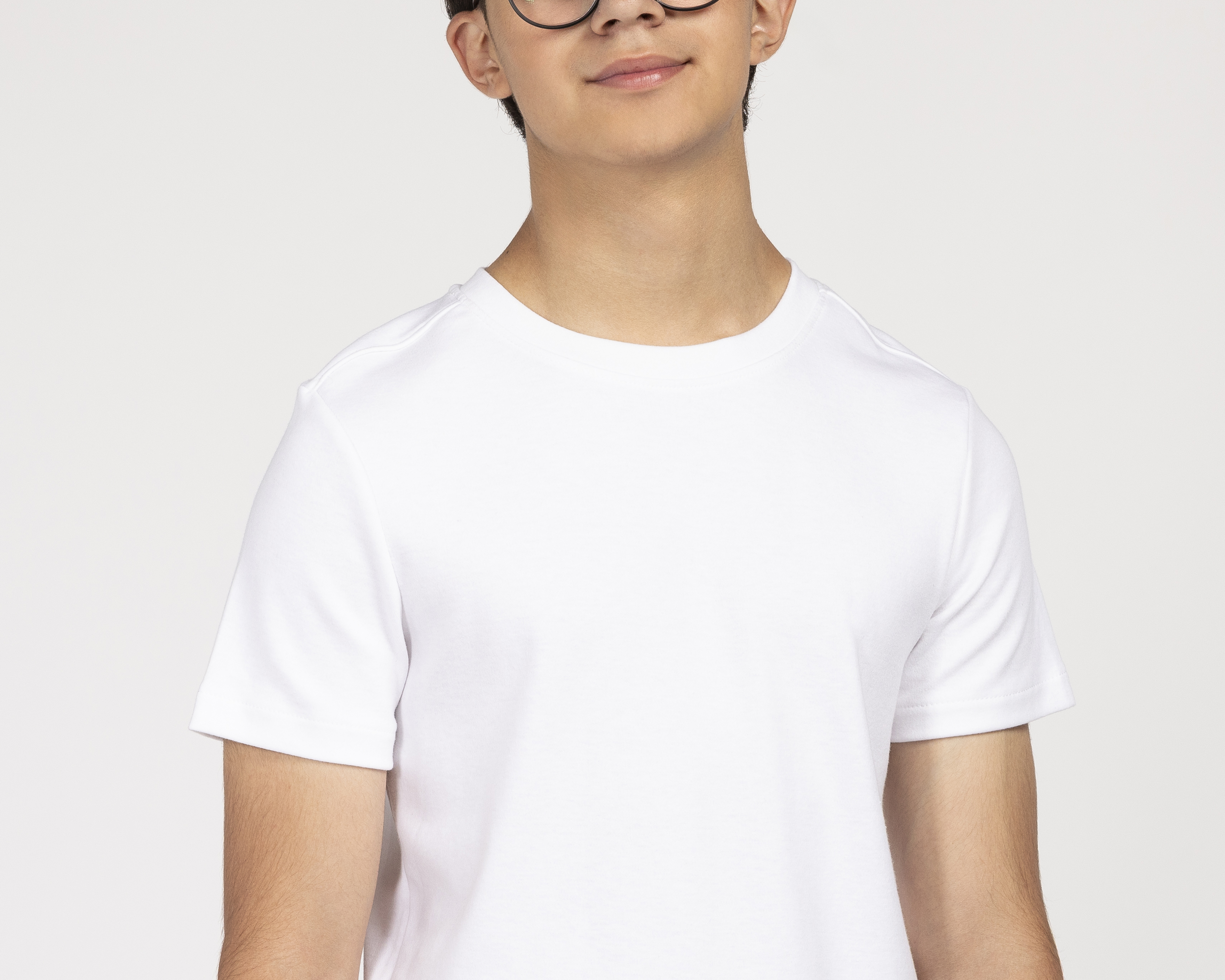 Foto 4 | Foto 4 | Playera de Cuello Redondo Blanca Neo*City para Niño