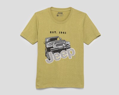 Foto 1 | Foto 1 | Playera de Cuello Redondo Verde Jeep Juvenil