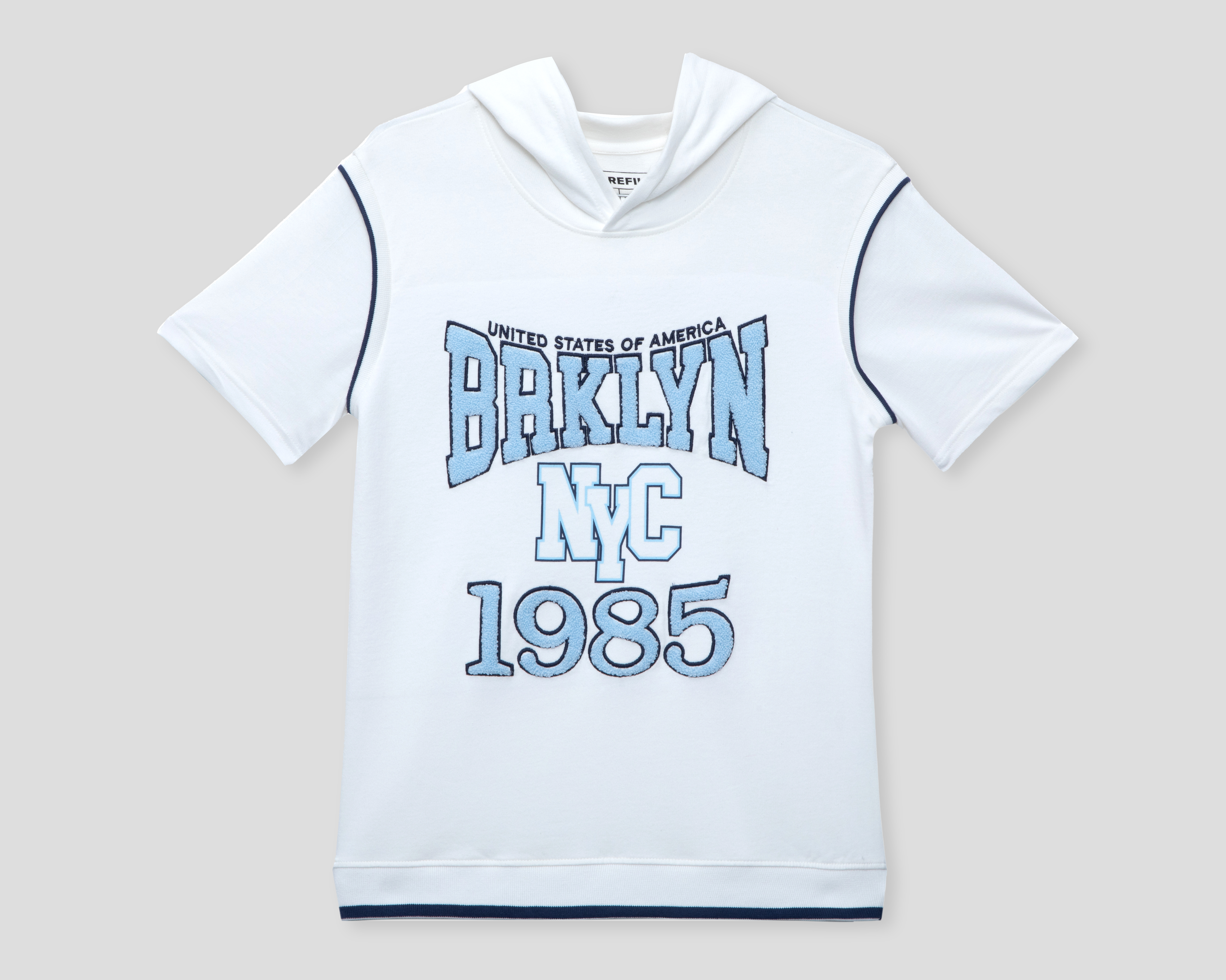 Playera con Capucha Blanca Refill para Niño