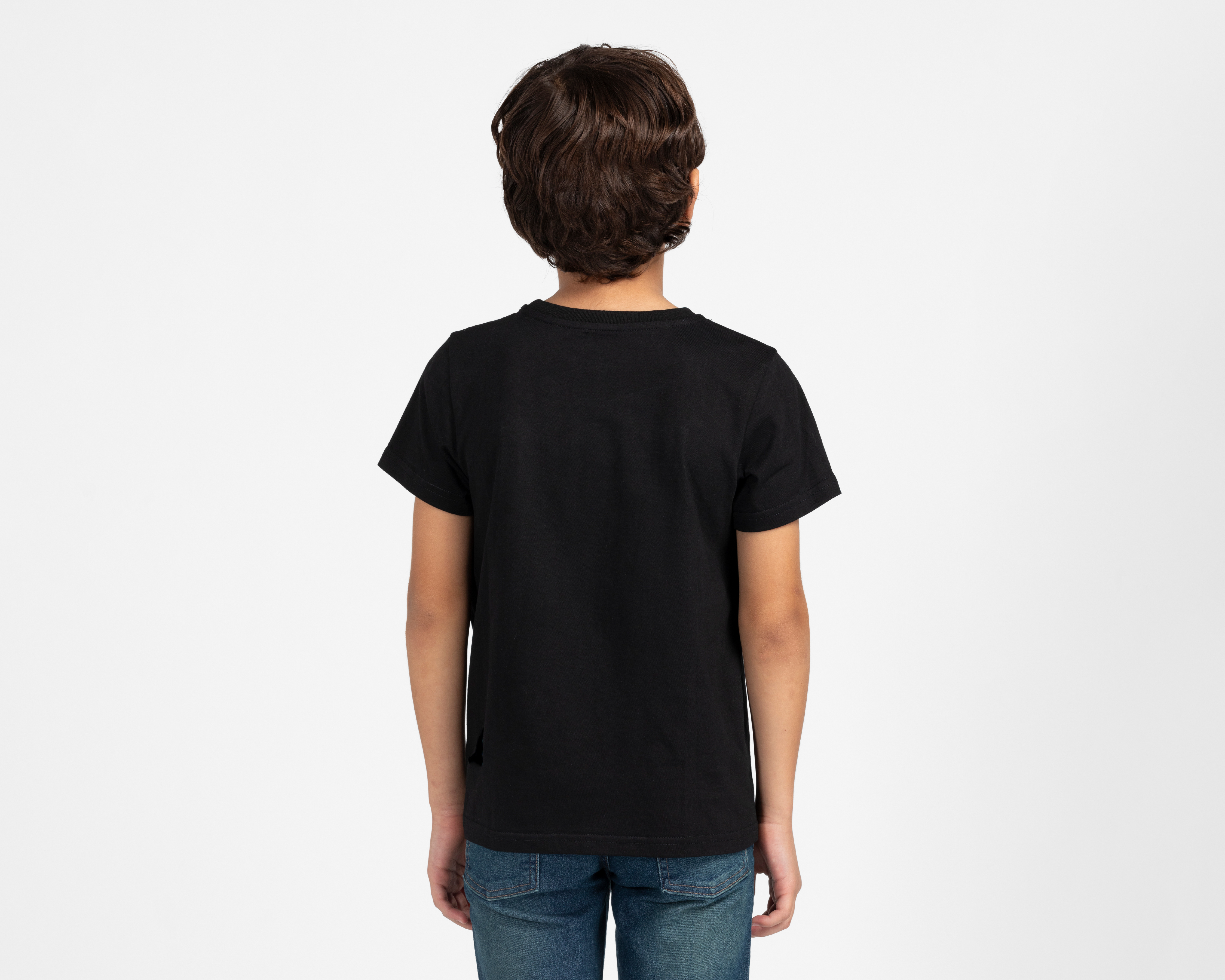 Foto 3 | Foto 3 | Playera de Cuello Redondo Negra Refill para Niño con Juguete