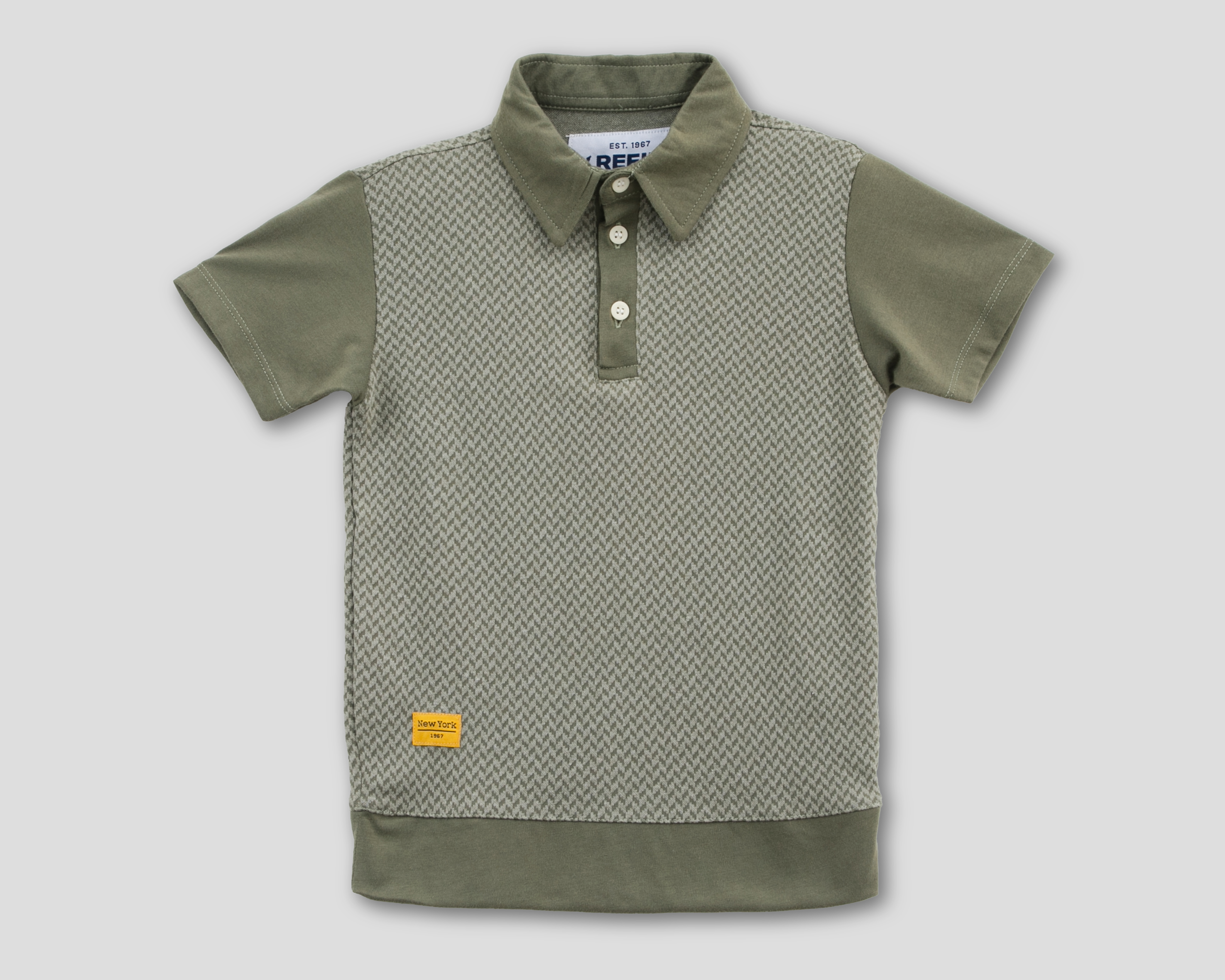 Playera Polo Refill Verde para Niño